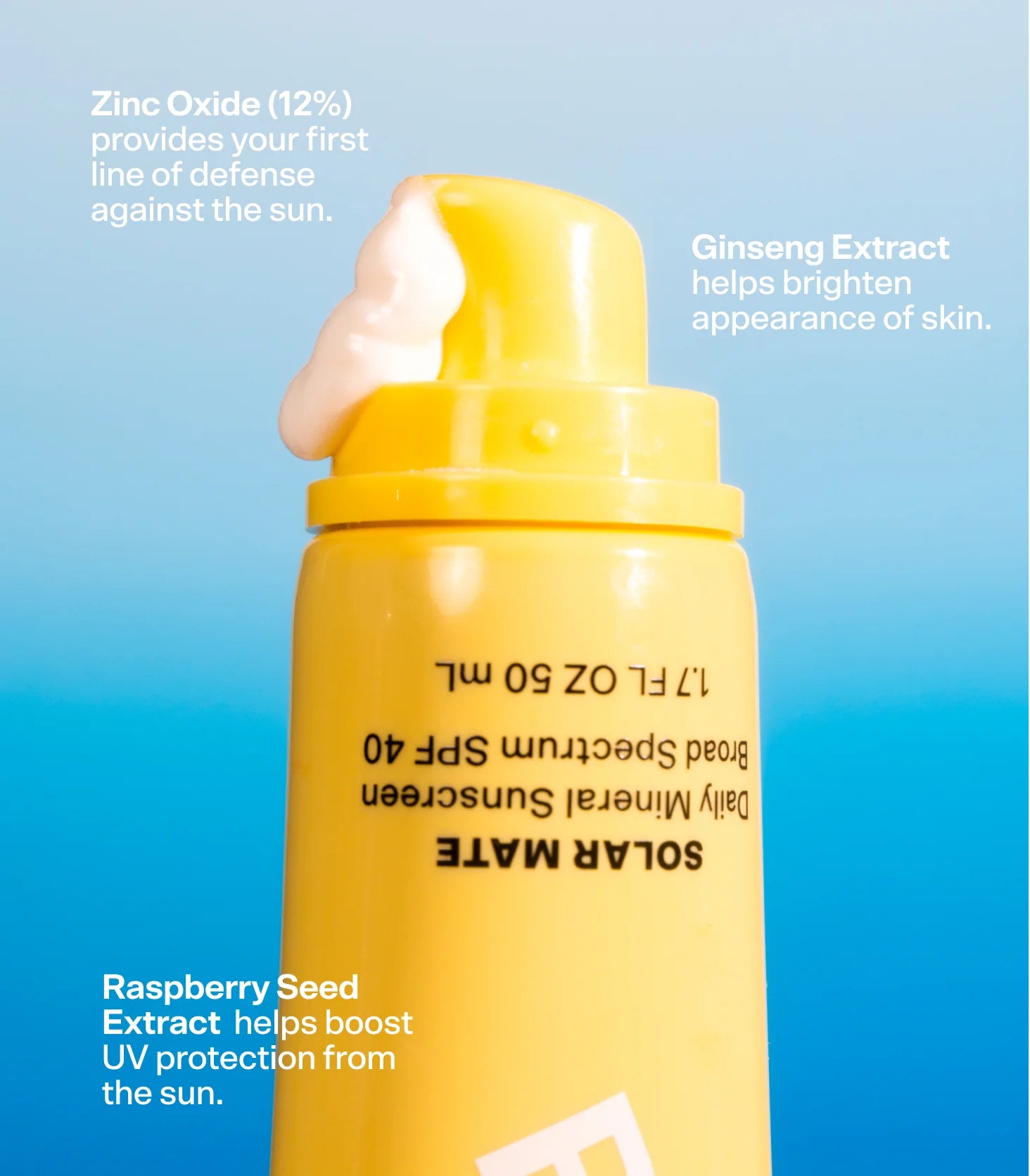 Solar Mate Invisible Daily Mineral Sunscreen Broad Spectrum SPF 40