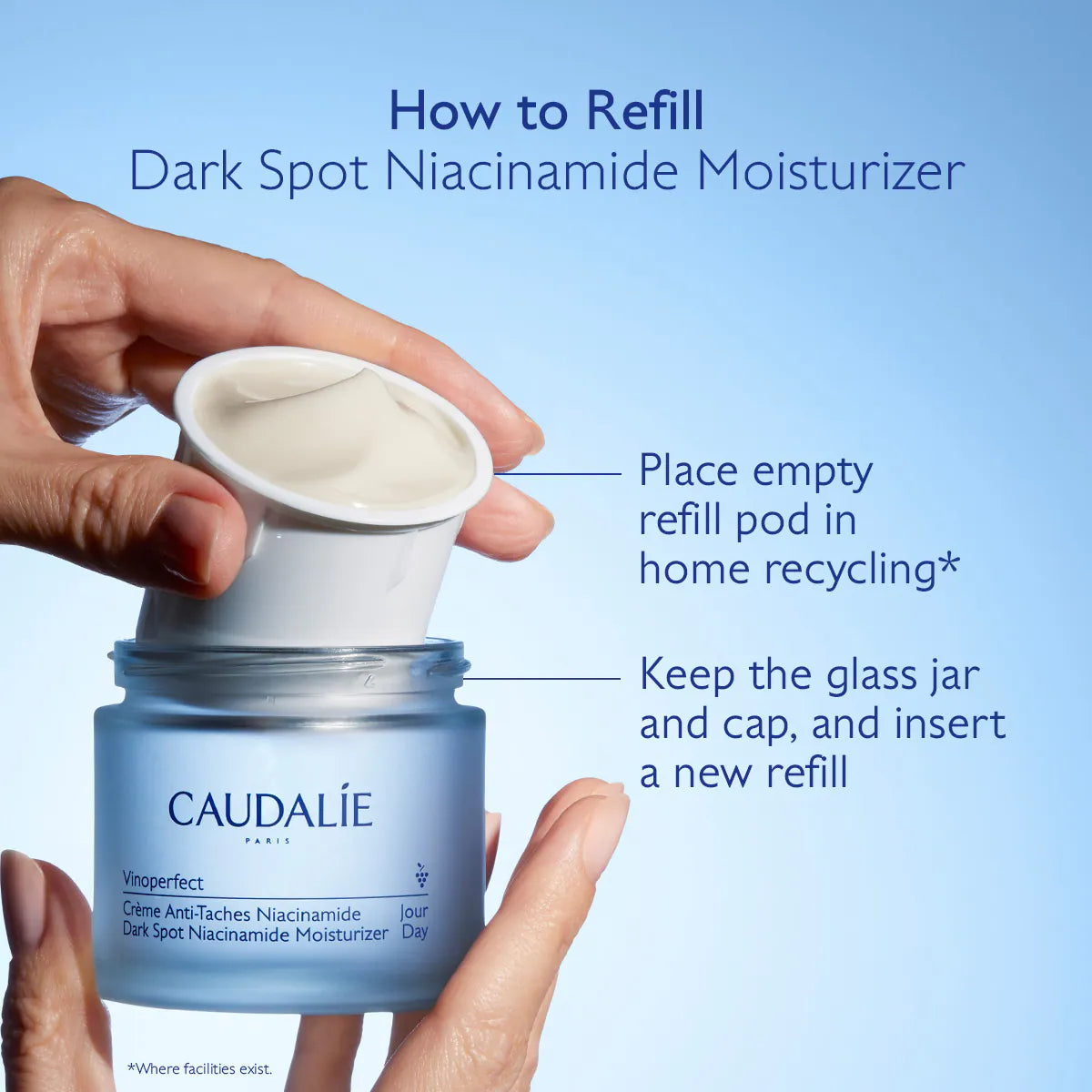 Vinoperfect Brightening Refillable Moisturizer with Niacinamide