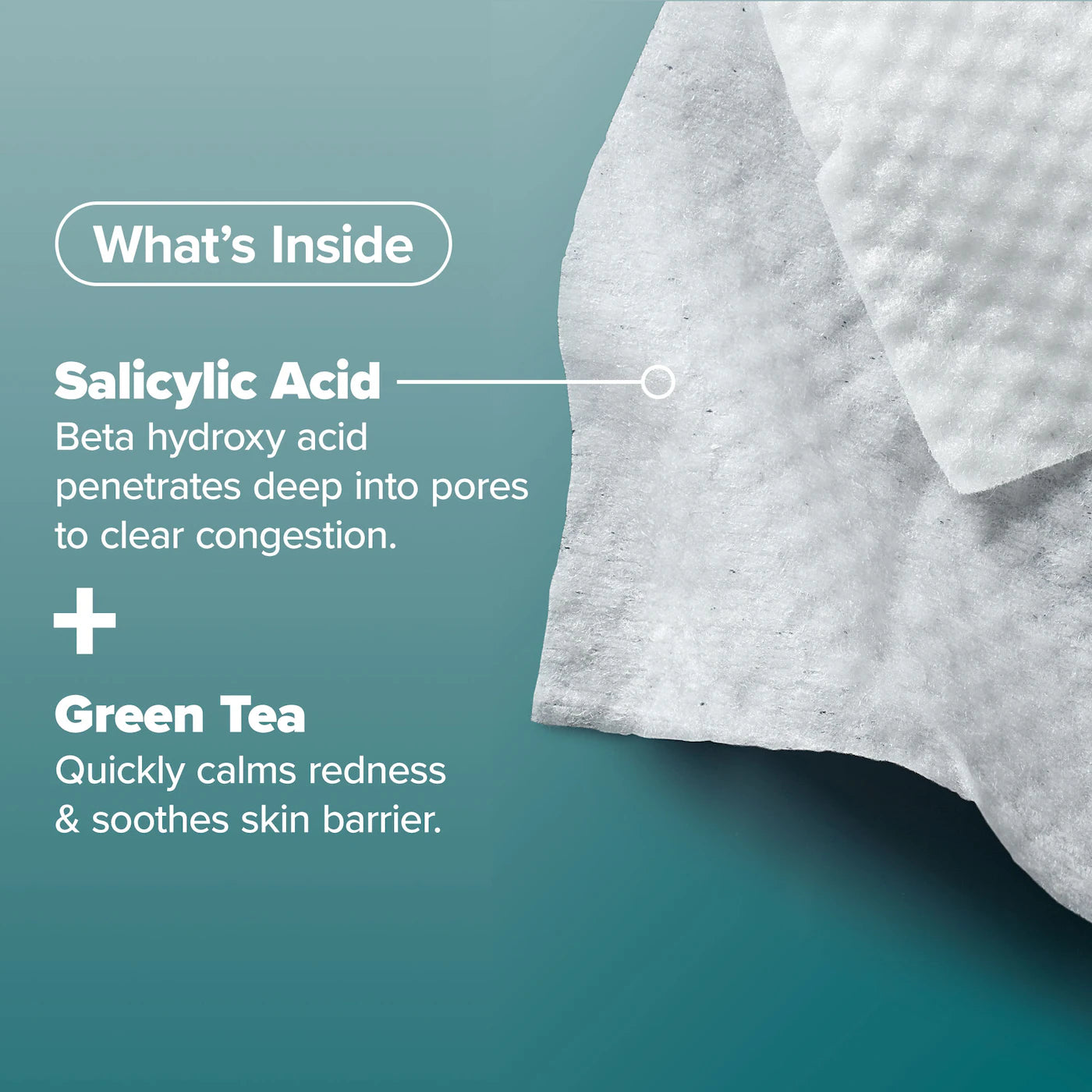 Skin Perfecting 2% BHA Exfoliating Toner Pads for Clear Skin