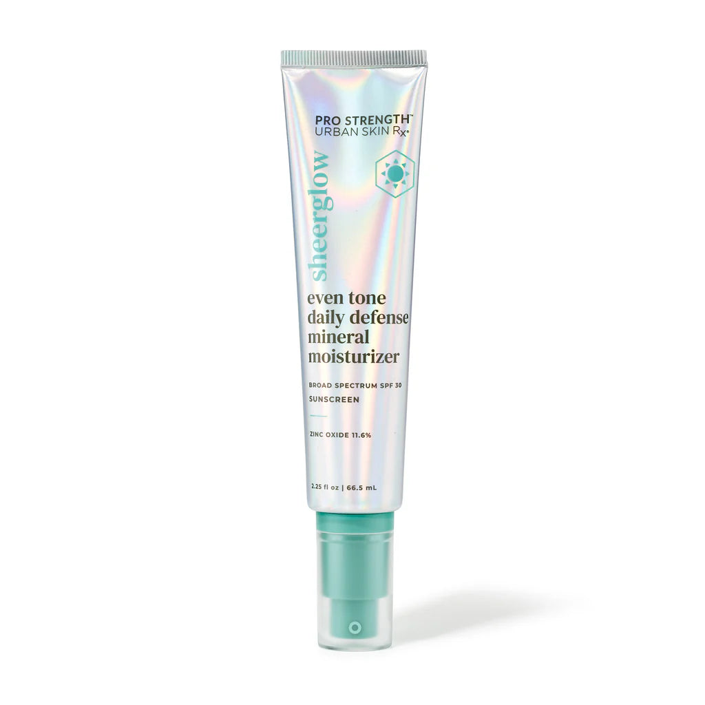 SheerGlow Even Tone Daily Defense Mineral Moisturizer SPF 30
