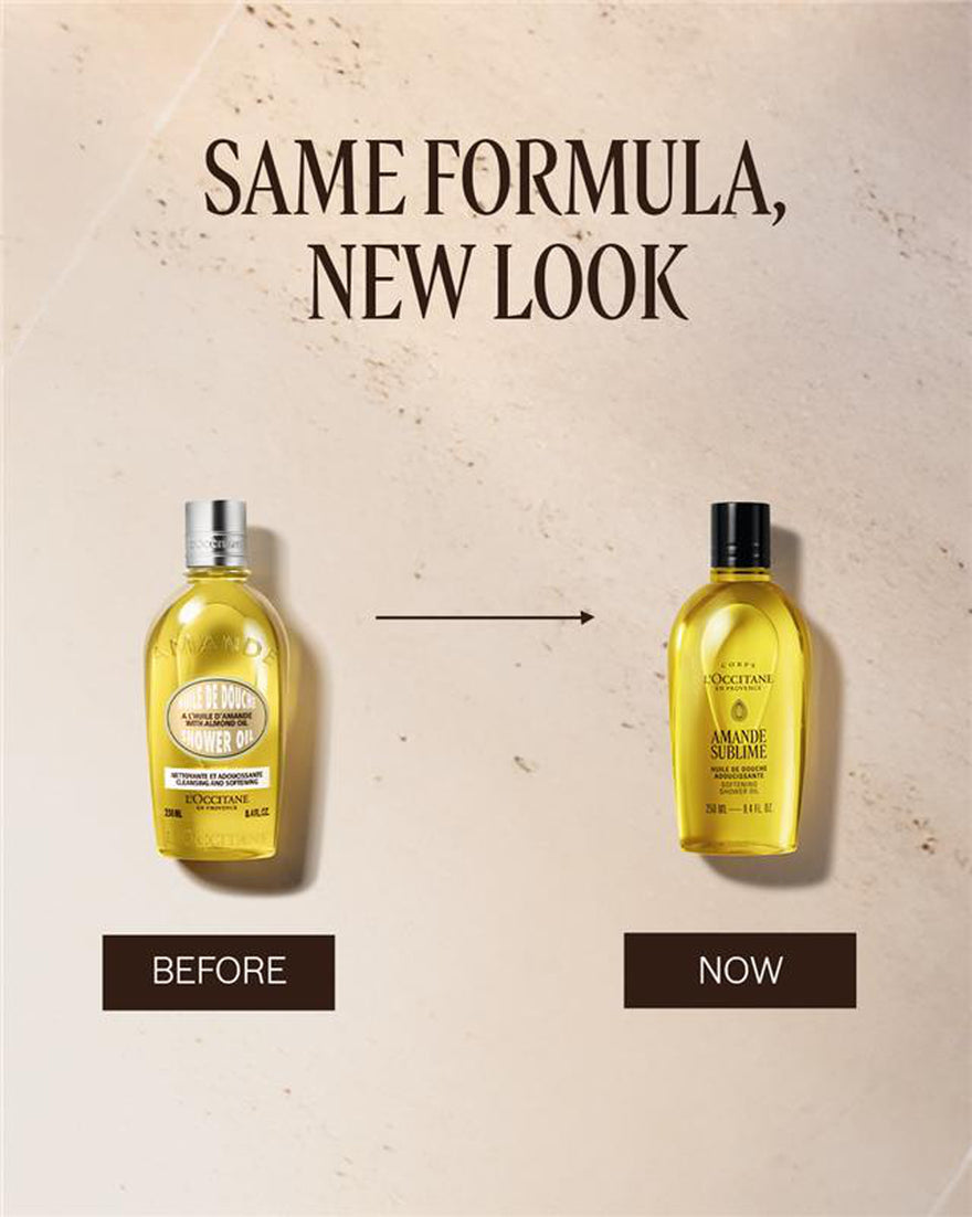 Cleansing And Softening Refillable Shower Oil With Almond Oil