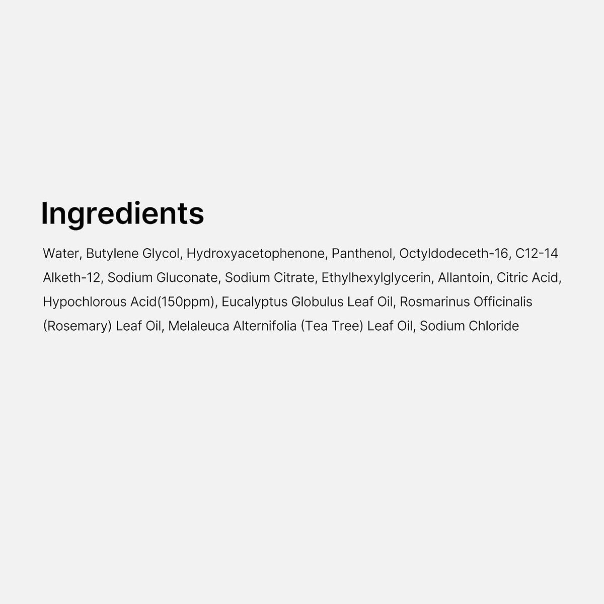 Medicube Hypochlorous Acid Daily Facial Spray