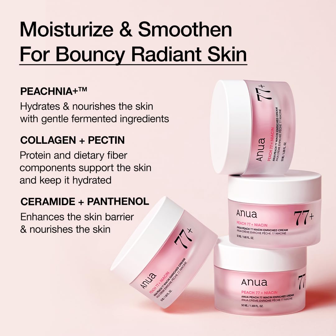 Anua Peach Niacinamide Cream, Face Moisturizer
