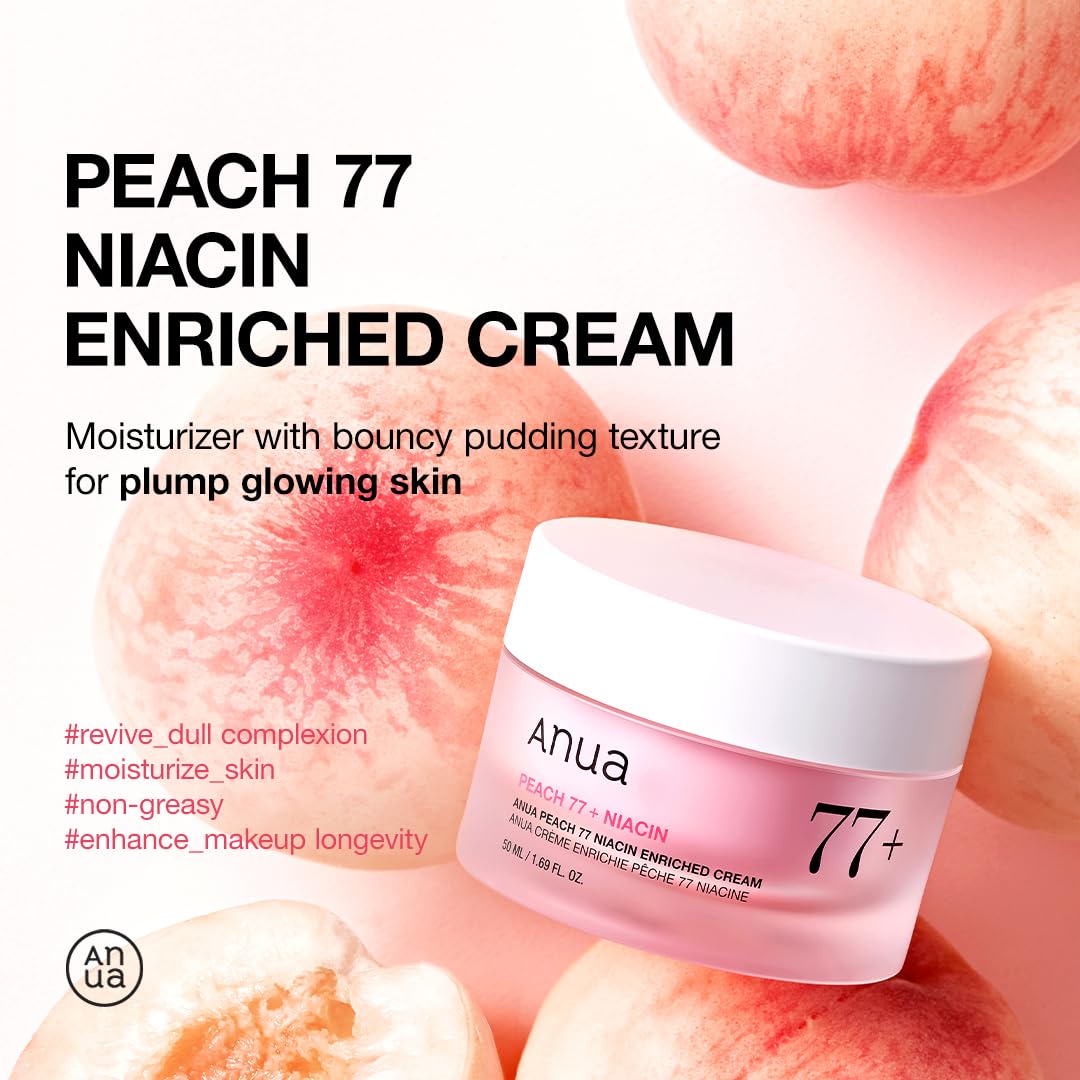 Anua Peach Niacinamide Cream, Face Moisturizer