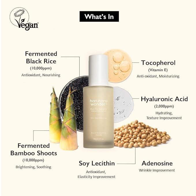 Haruharu WONDER Black Rice Hyaluronic Anti-wrinkle Serum