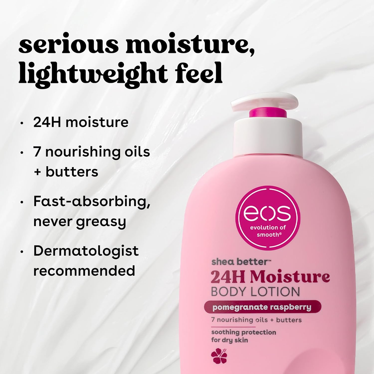 eos Shea Better Body Lotion- Pomegranate Raspberry