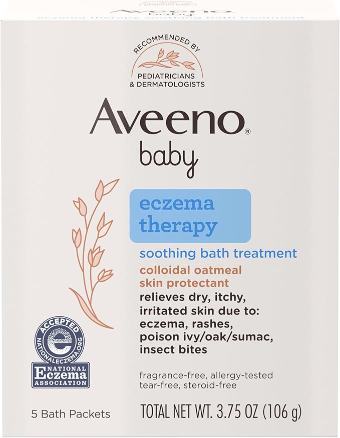 Aveeno Baby Eczema Therapy Soothing Bath Treatment