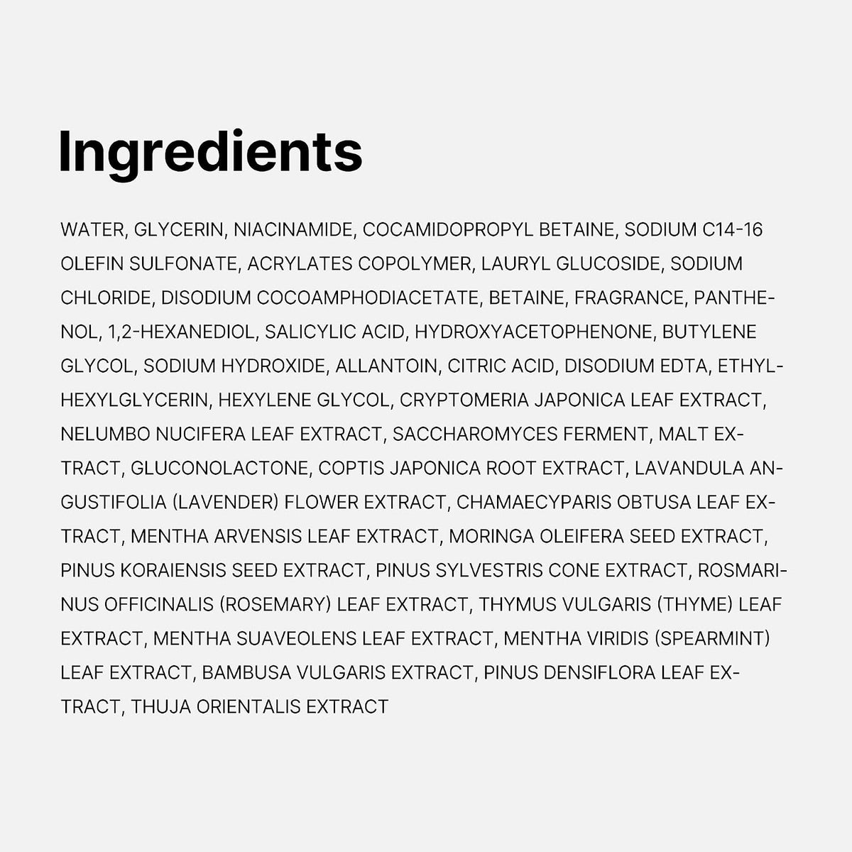 medicube Red Body Wash