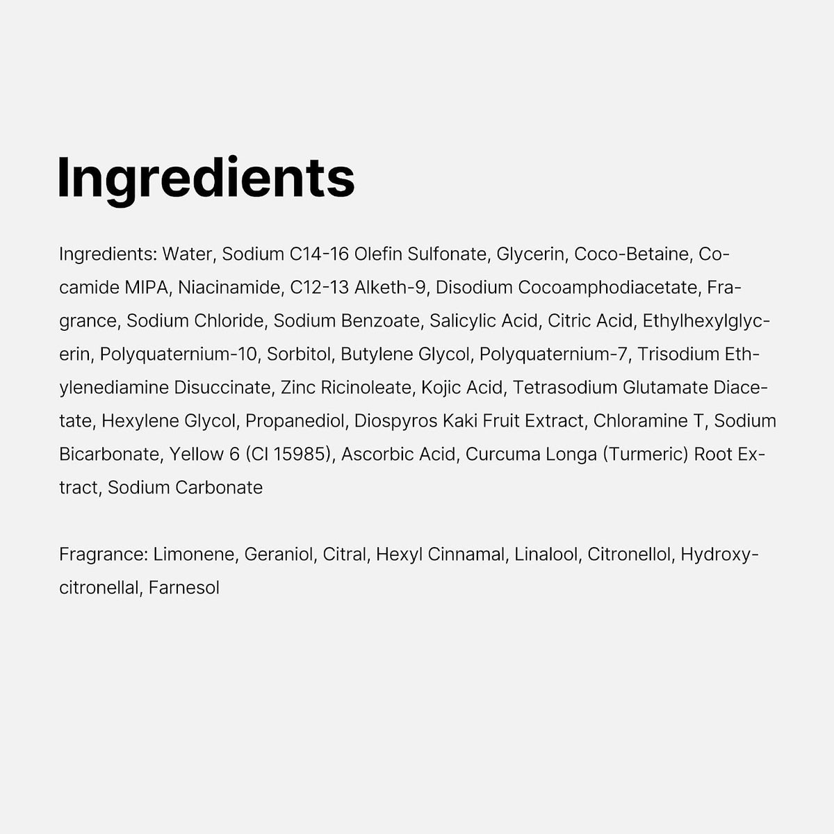 Medicube Kojic Acid Turmeric Vita Brightening Body Wash
