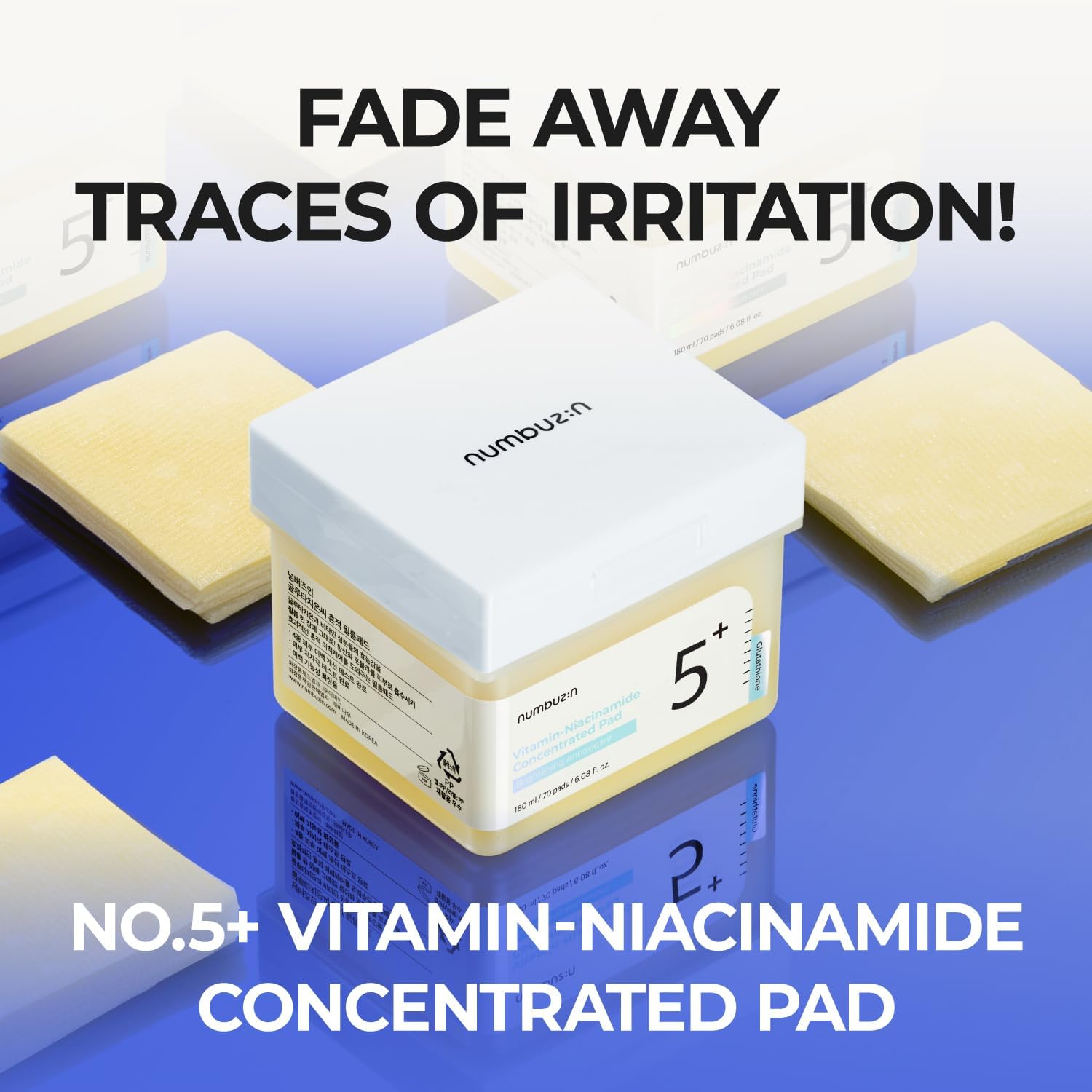 numbuzin No.5+ Niacinamide Concentrated Toner Pad