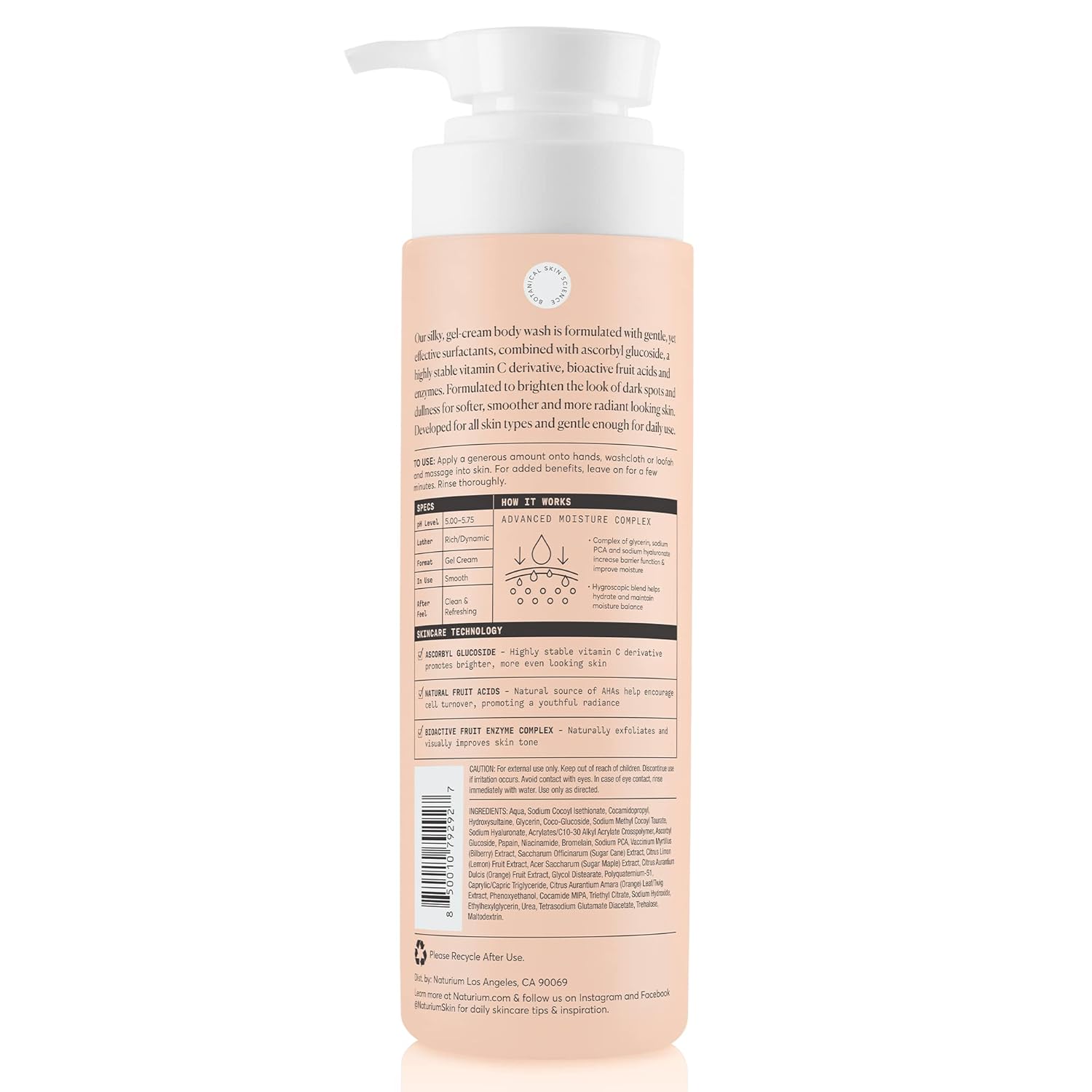 Naturium The Brightener Vitamin C Body Wash