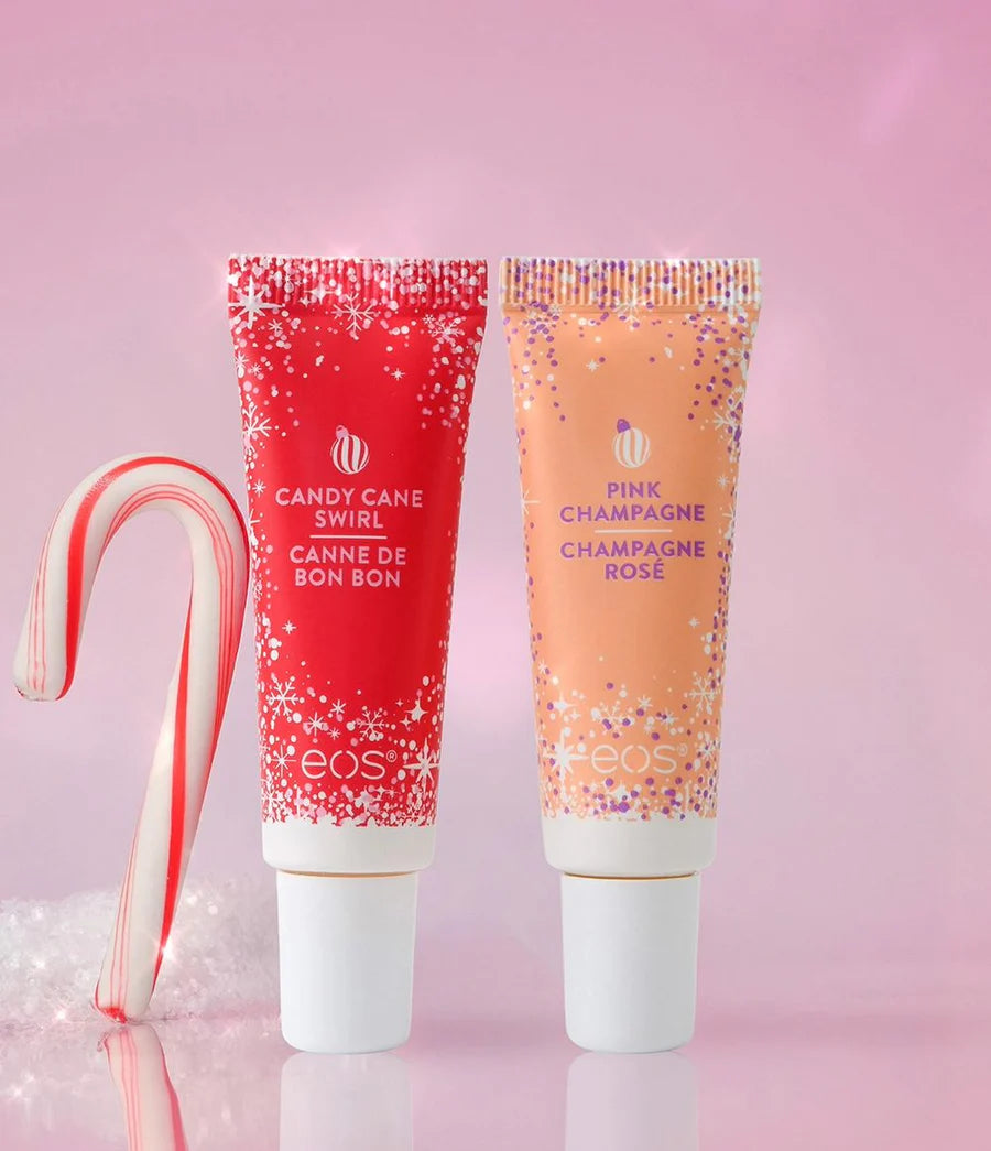 Pink Champagne & Candy Cane Swirl