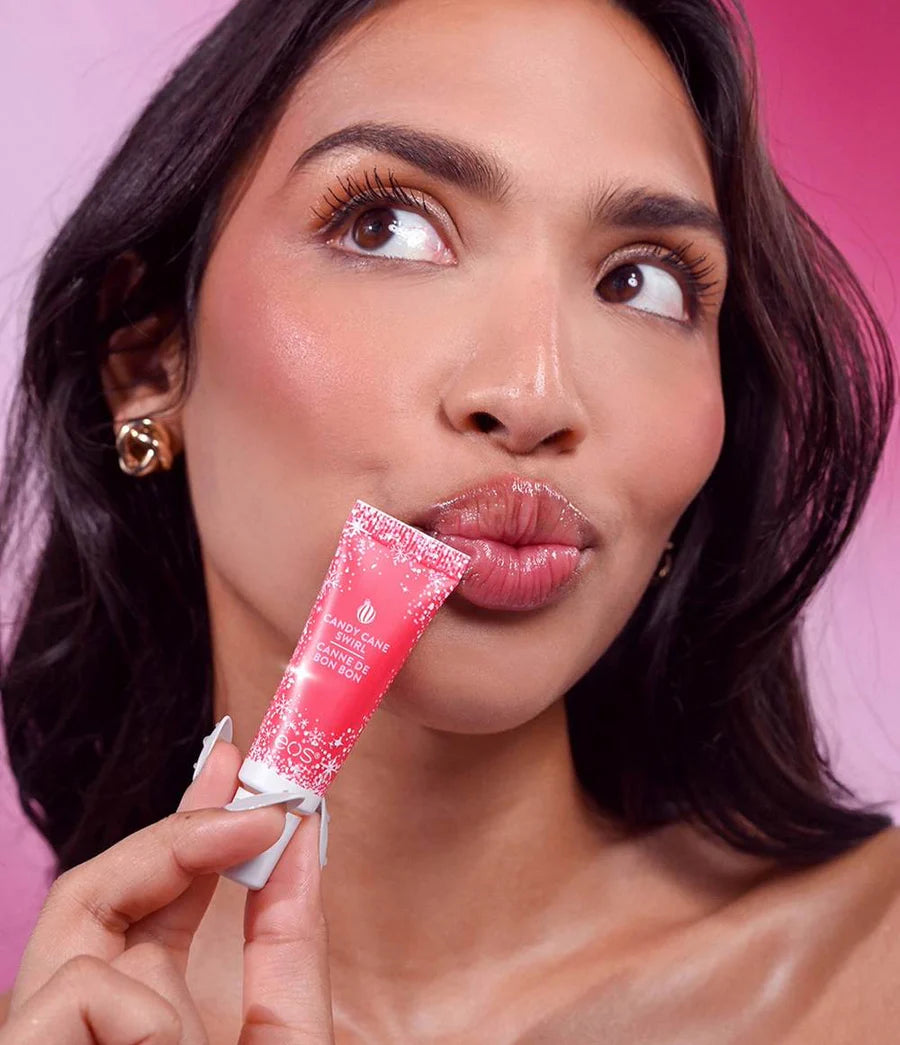 Pink Champagne & Candy Cane Swirl