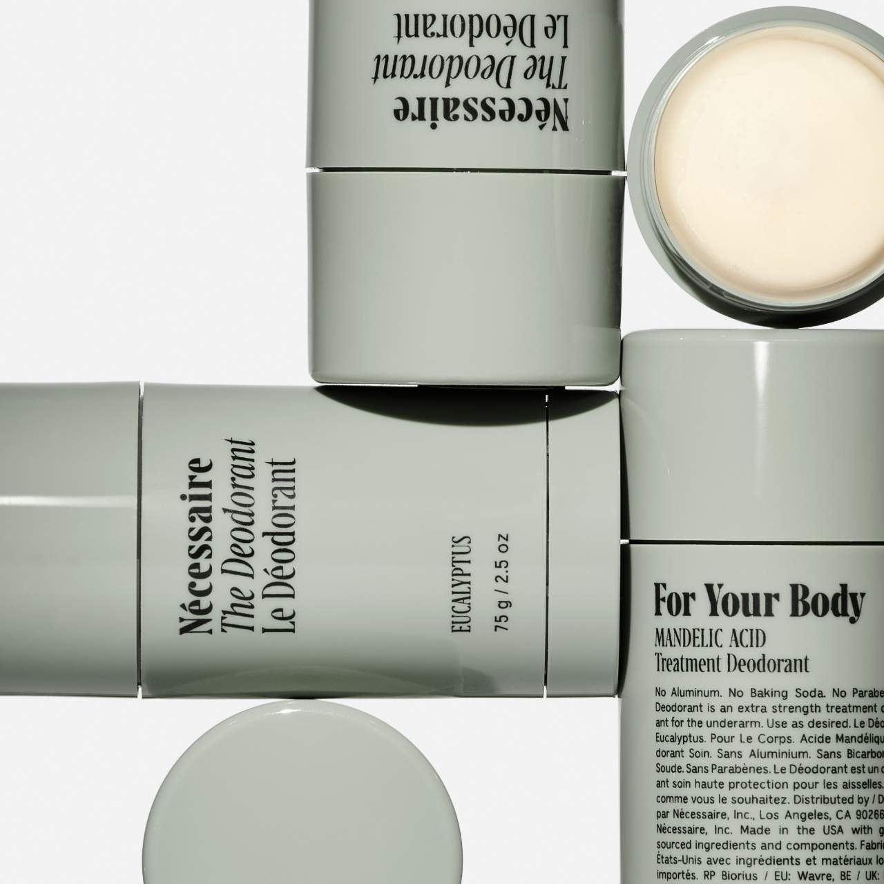Nécessaire  Eucalyptus Deodorant - Aluminum-Free Extra-Strength Mandelic Acid Deodorant
