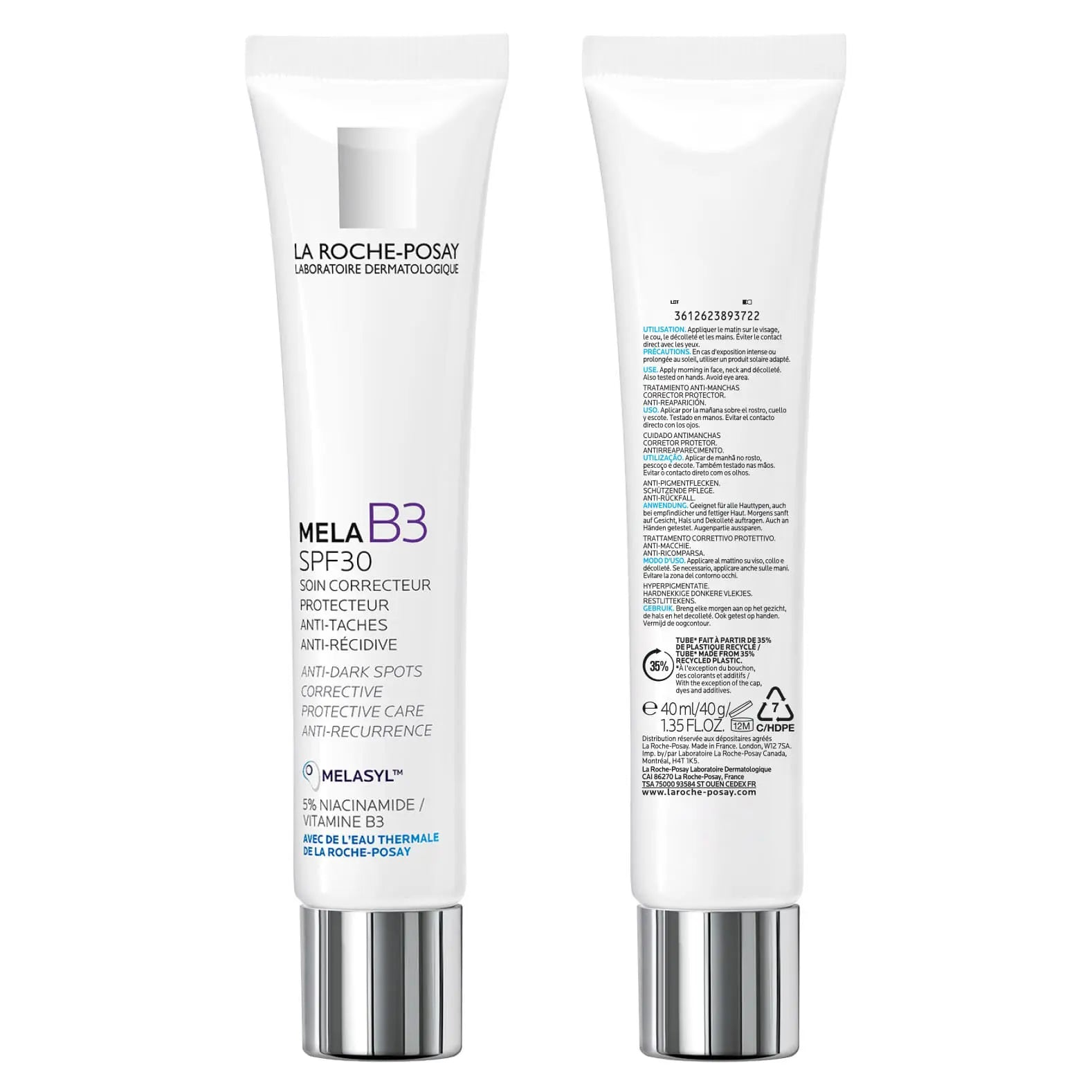 La Roche Posay Mela B3 UV Daily Moisturizer SPF 30 With Melasyl and Niacinamide