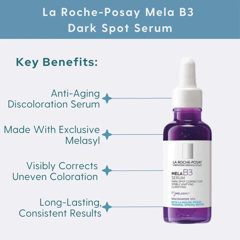 LA ROCHE POSAY MELA B3 DARK SPOT SERUM WITH MELASLY+ NIACINAMIDE