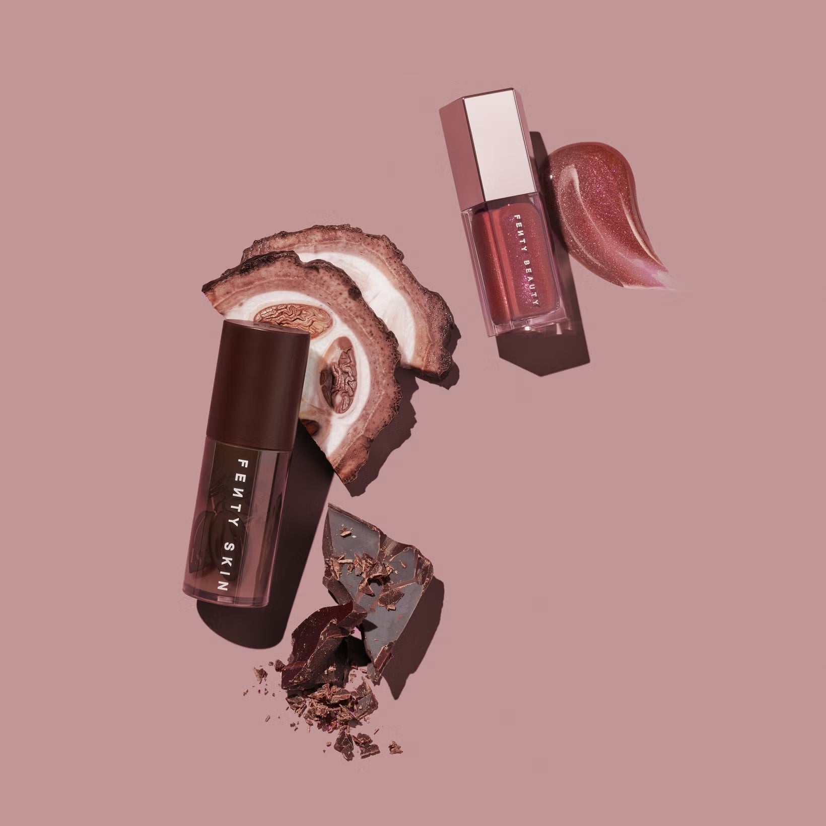 Fenty treatz cacoa + Gloss bomb mini hot chocolit