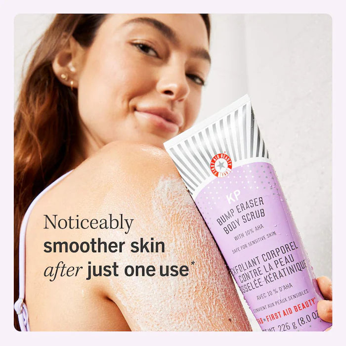 KP Bump Eraser Body Scrub with 10% AHA – Body Exfoliant for Keratosis Pilaris