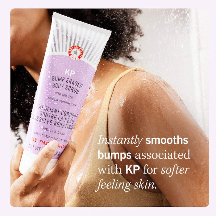 KP Bump Eraser Body Scrub with 10% AHA – Body Exfoliant for Keratosis Pilaris