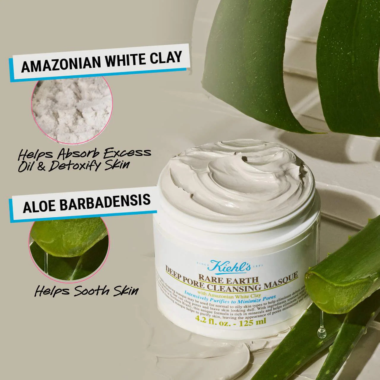 Mini  Rare Earth Deep Pore Minimizing Cleansing Clay Mask