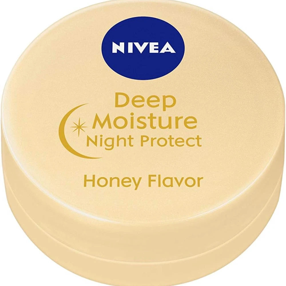 NIVEA Deep Moisture Night Lip Balm Honey Scent