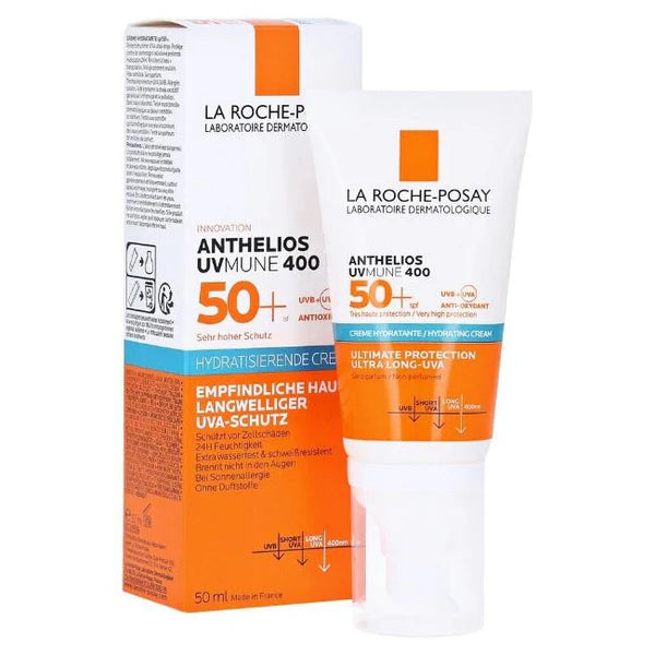 LA ROCHE POSAY ANTHELIOS UVMUNE 400 HYDRATING CREAM SPF50+ FOR SENSITIVE SKIN