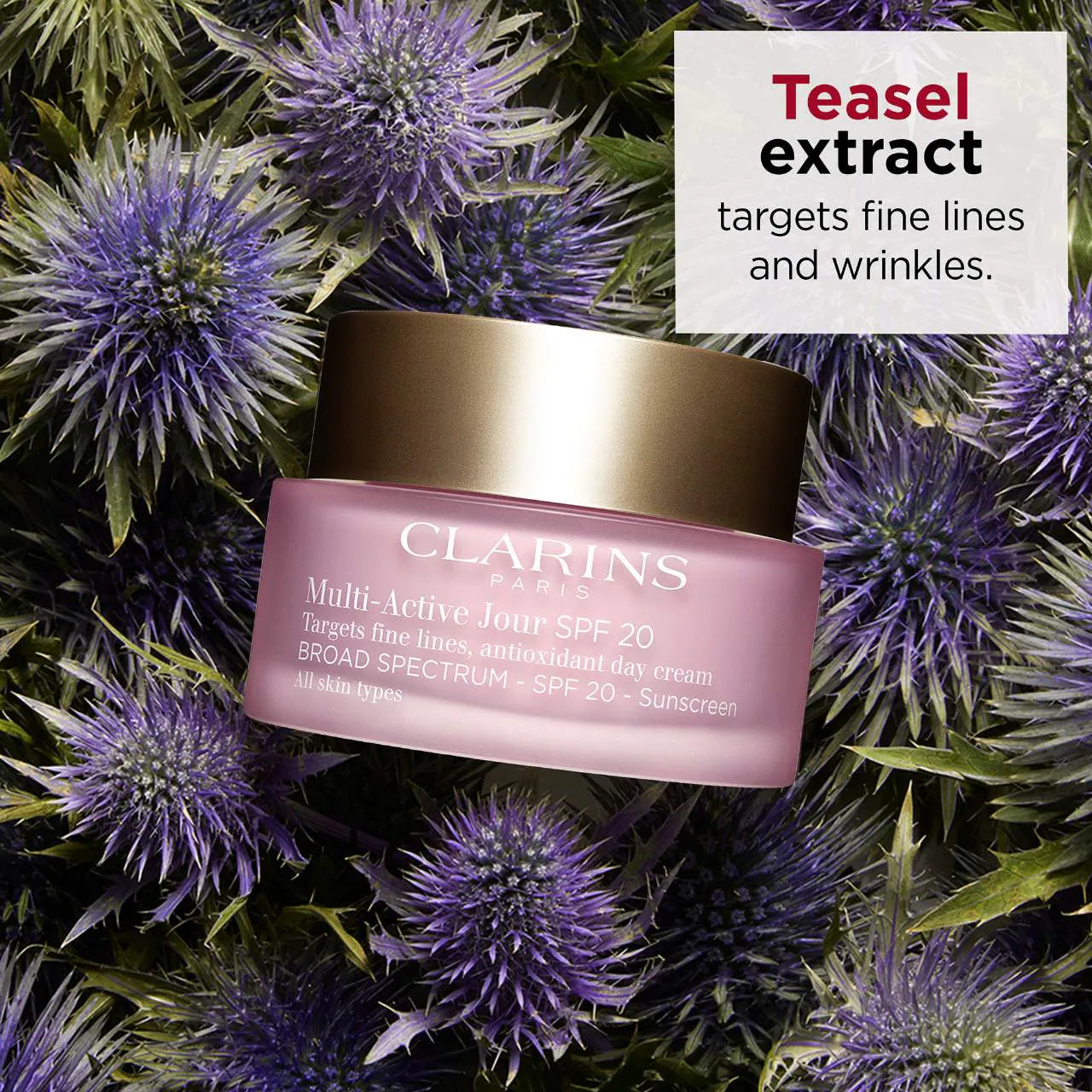 Multi-Active Anti-Aging Day Moisturizer with SPF 20 for Glowing Skin