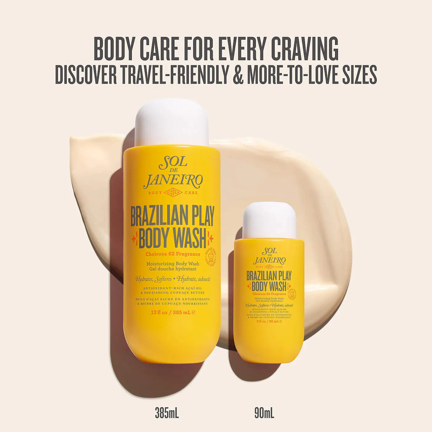Brazilian 4 Play Moisturizing Shower Cream-Gel