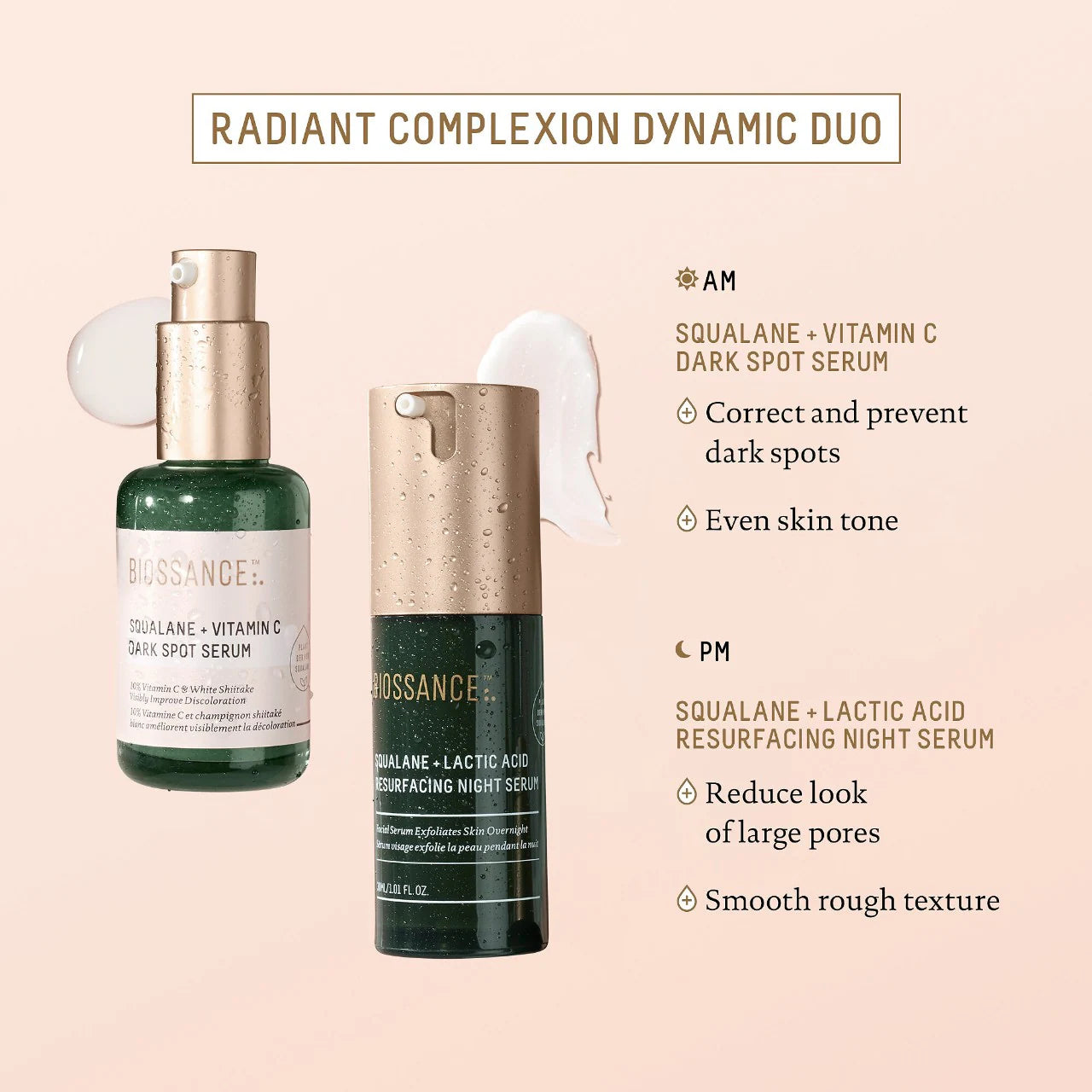 Squalane + 10% Lactic Acid Resurfacing Night Serum