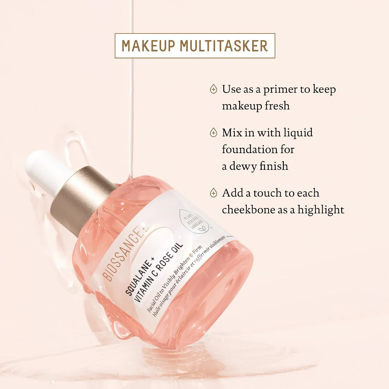Squalane + Vitamin C Rose Firming Oil