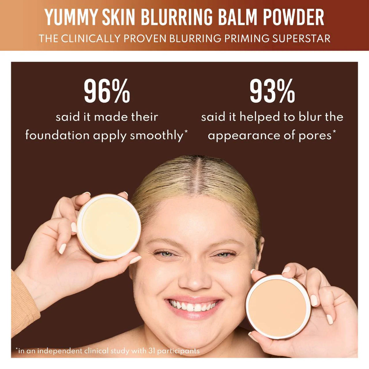 Yummy Skin Blurring Balm Powder - Tinted Primer & Foundation