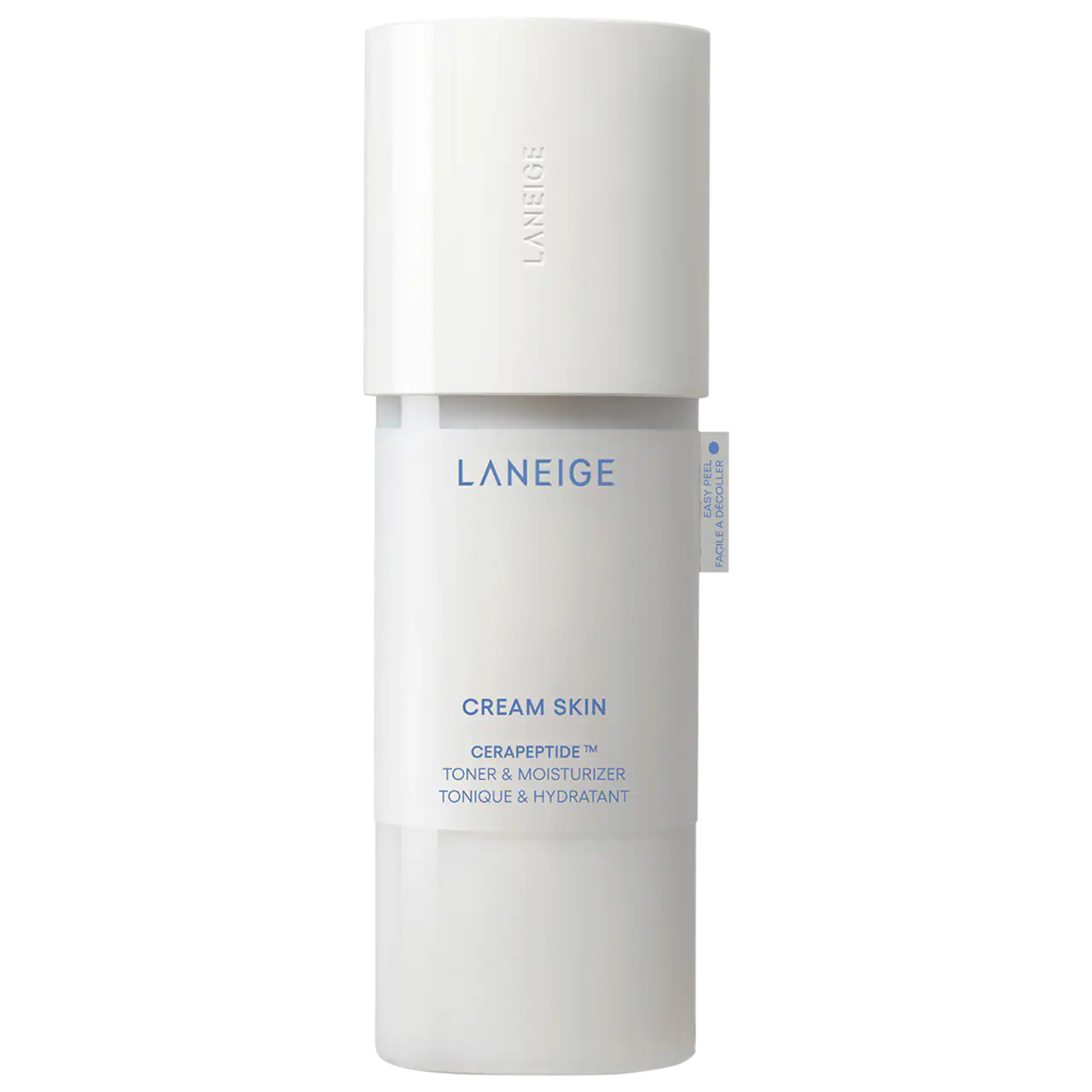 Cream Skin Refillable Toner & Moisturizer with Ceramides and Peptides