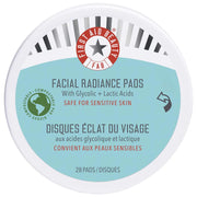 Facial Radiance Pads with Glycolic + Lactic Acids – Exfoliating Pads with AHA