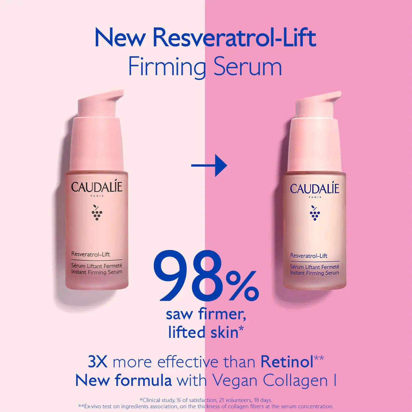 Caudalie  Resveratrol Lift Instant Firming Refillable Retinol Alternative Serum
