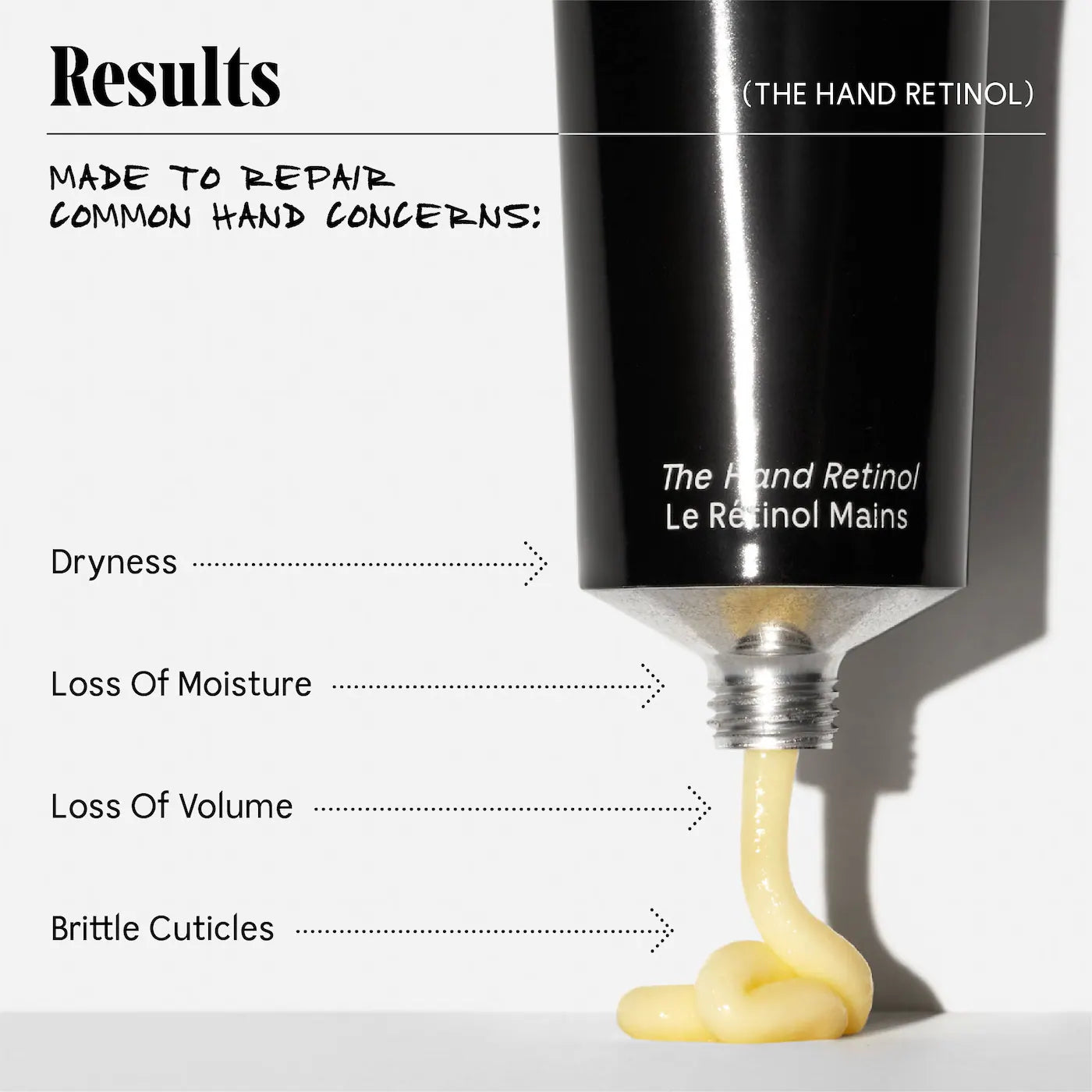The Hand Retinol - Repair Serum with 0.25% Pure Retinol, 5% AHA + 10 Peptides