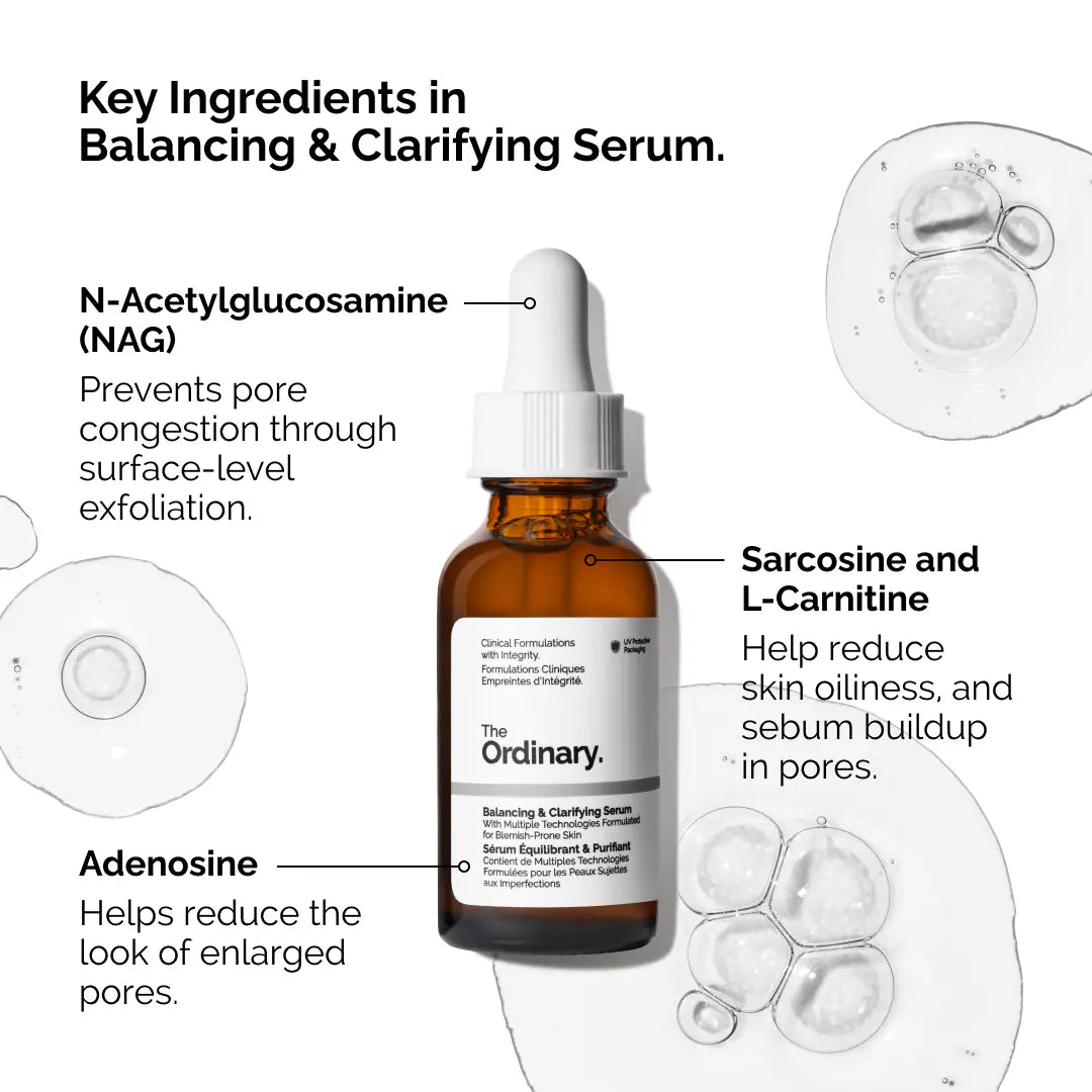 Balancing & Clarifying Serum for Oily Skin and Pore Refinement