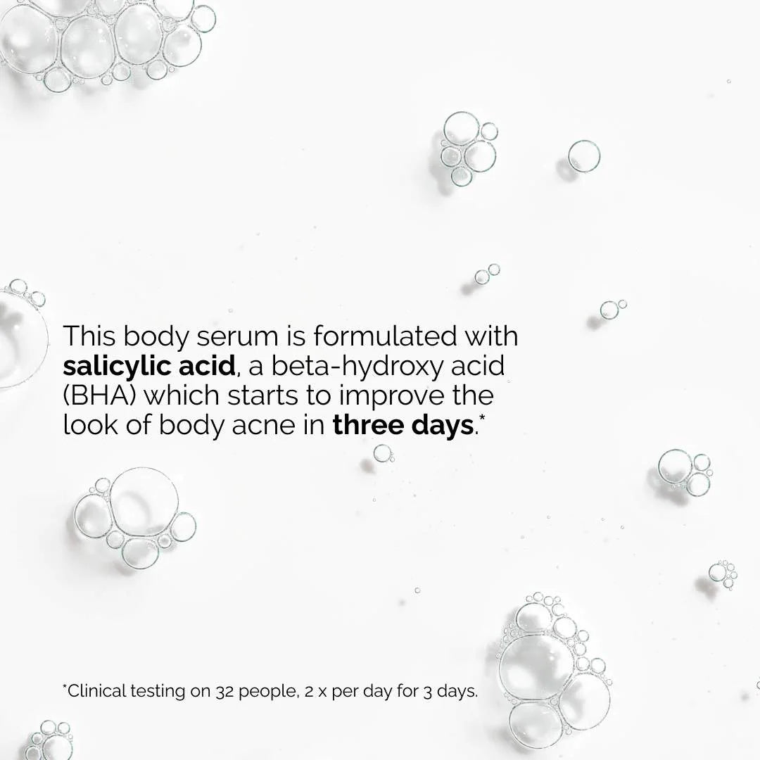 Salicylic Acid 0.5% Body Serum Exfoliating Treatment for Acne