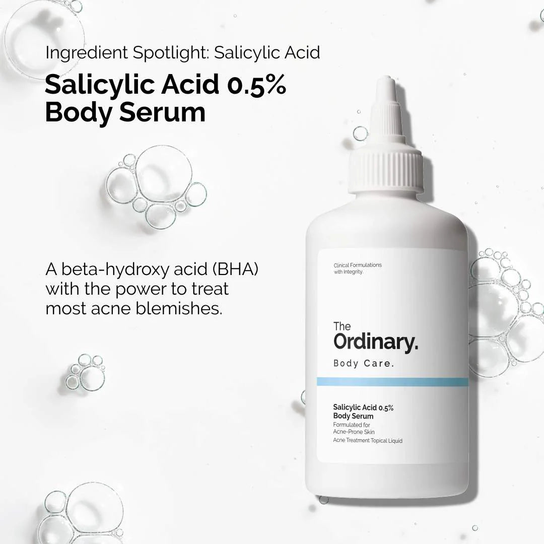Salicylic Acid 0.5% Body Serum Exfoliating Treatment for Acne