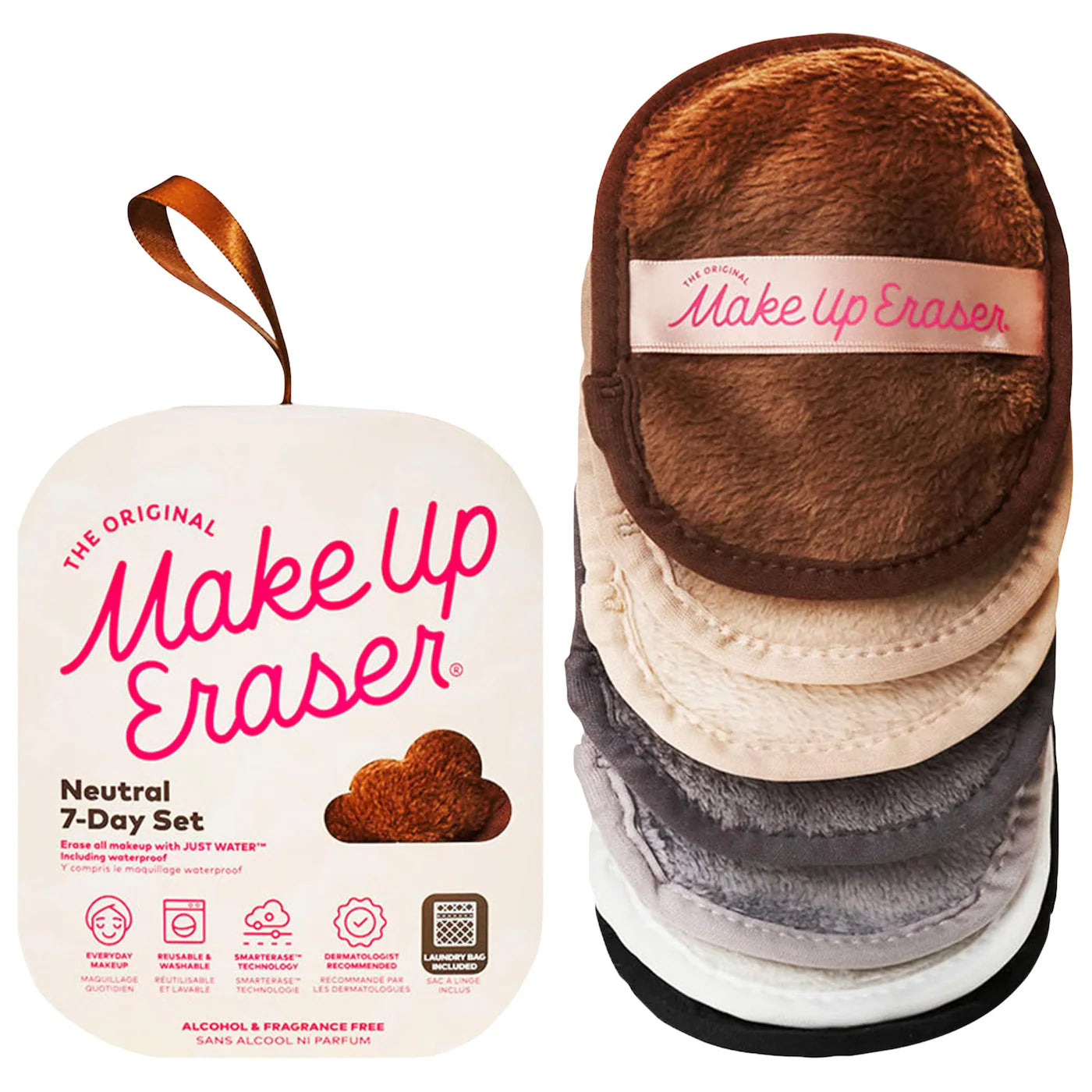 MakeUp Eraser® Neutrals 7-Day Set Reusable Makeup Remover