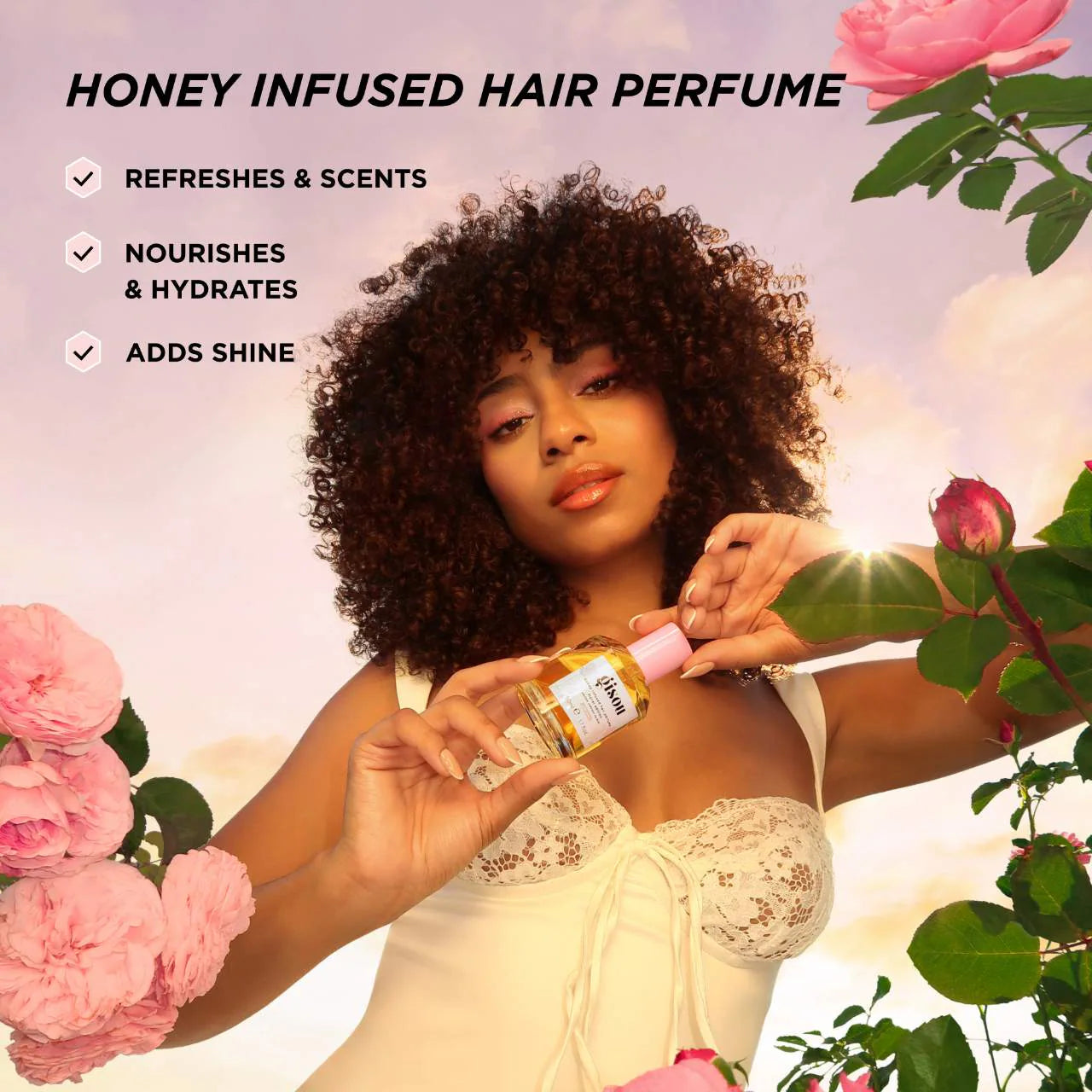 Honey Infused Wild Rose Hair Perfume