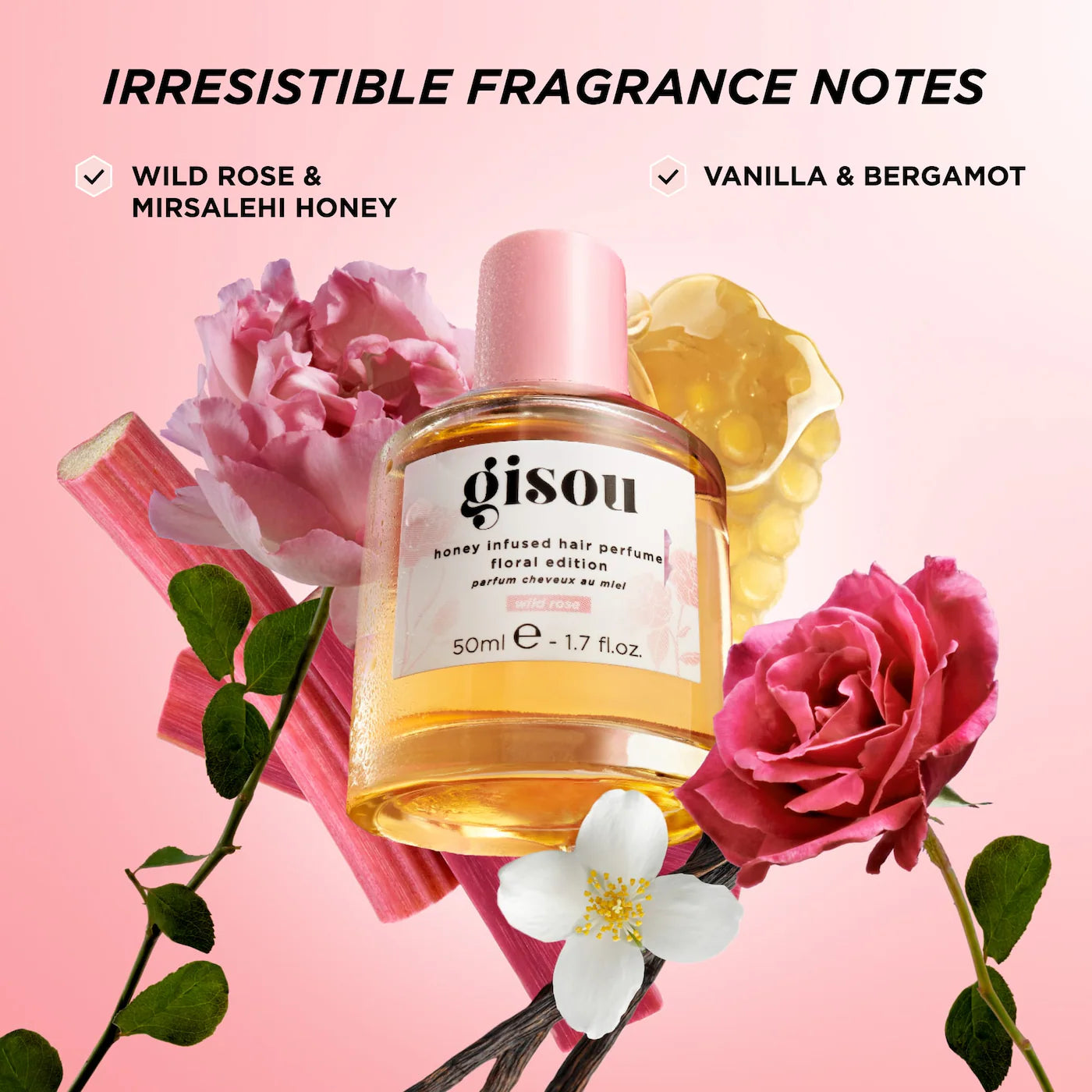 Honey Infused Wild Rose Hair Perfume