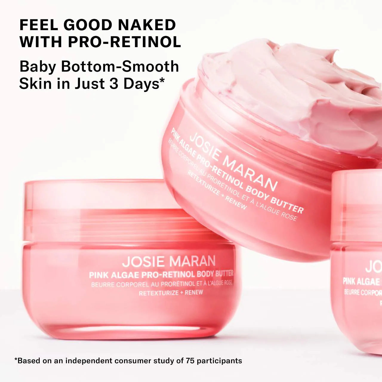 Pink Algae Pro-Retinol Body Butter for Anti-Aging and KP