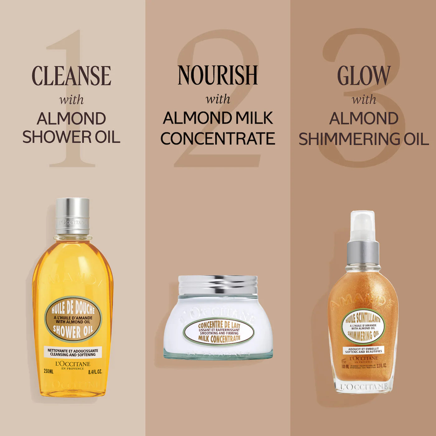Instant Golden Glow with Almond Shimmering Body Oil