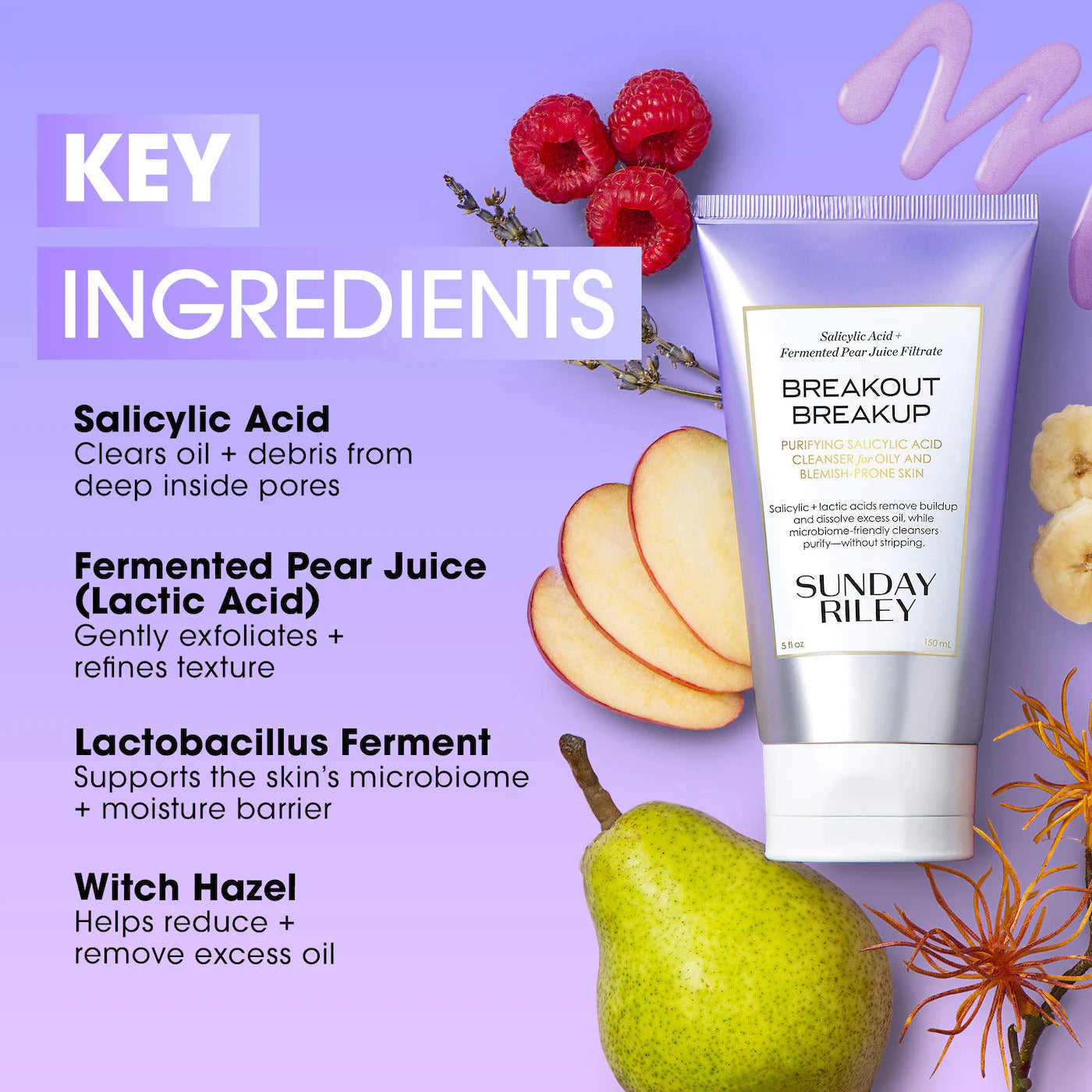 Breakout Breakup Salicylic Acid Cleanser for Blemish-Prone Skin
