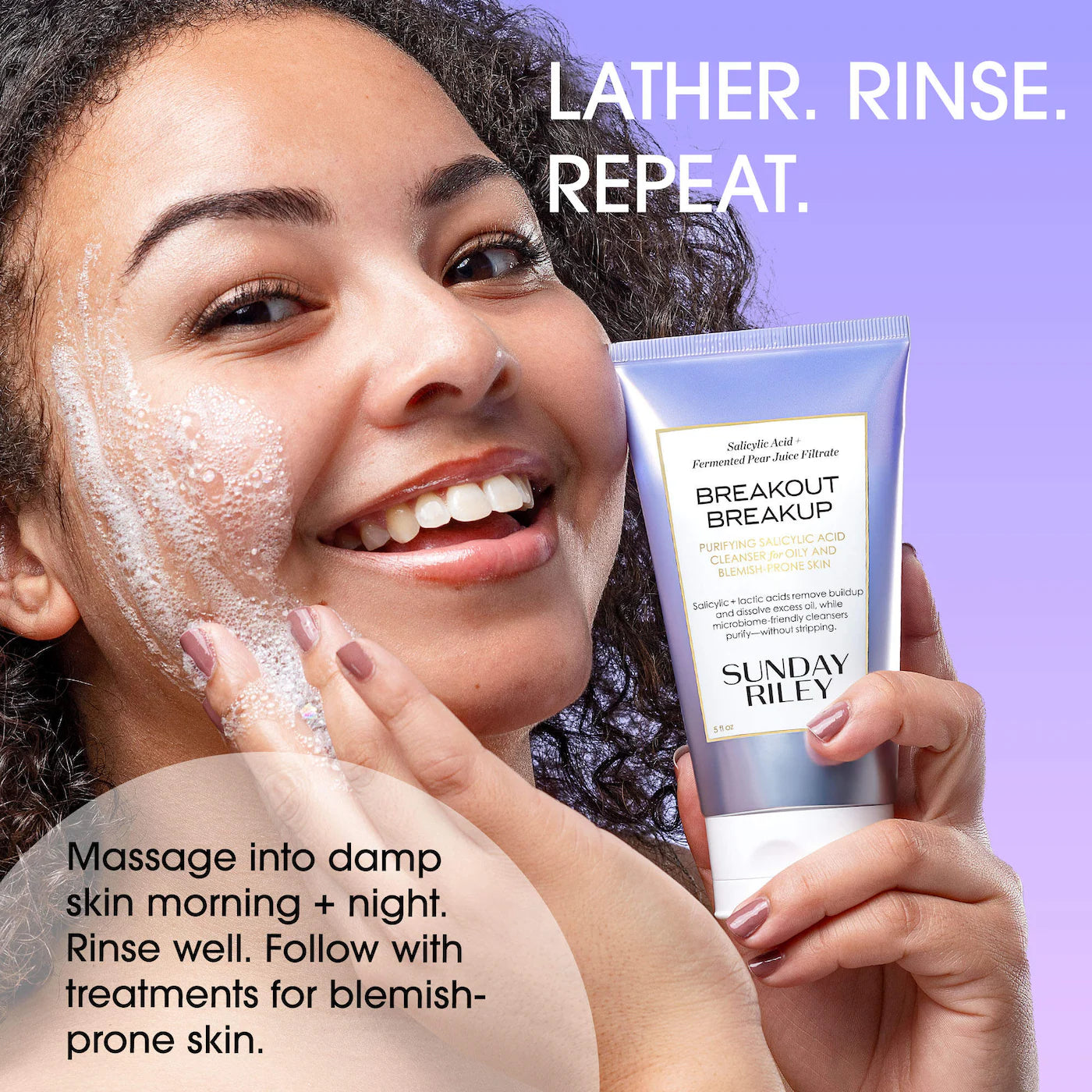 Breakout Breakup Salicylic Acid Cleanser for Blemish-Prone Skin