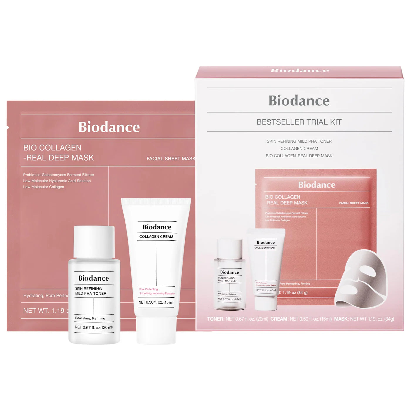 Bestseller Trial Kit for Gentle Exfoliation, Skin Smoothing, and Pore Perfecting