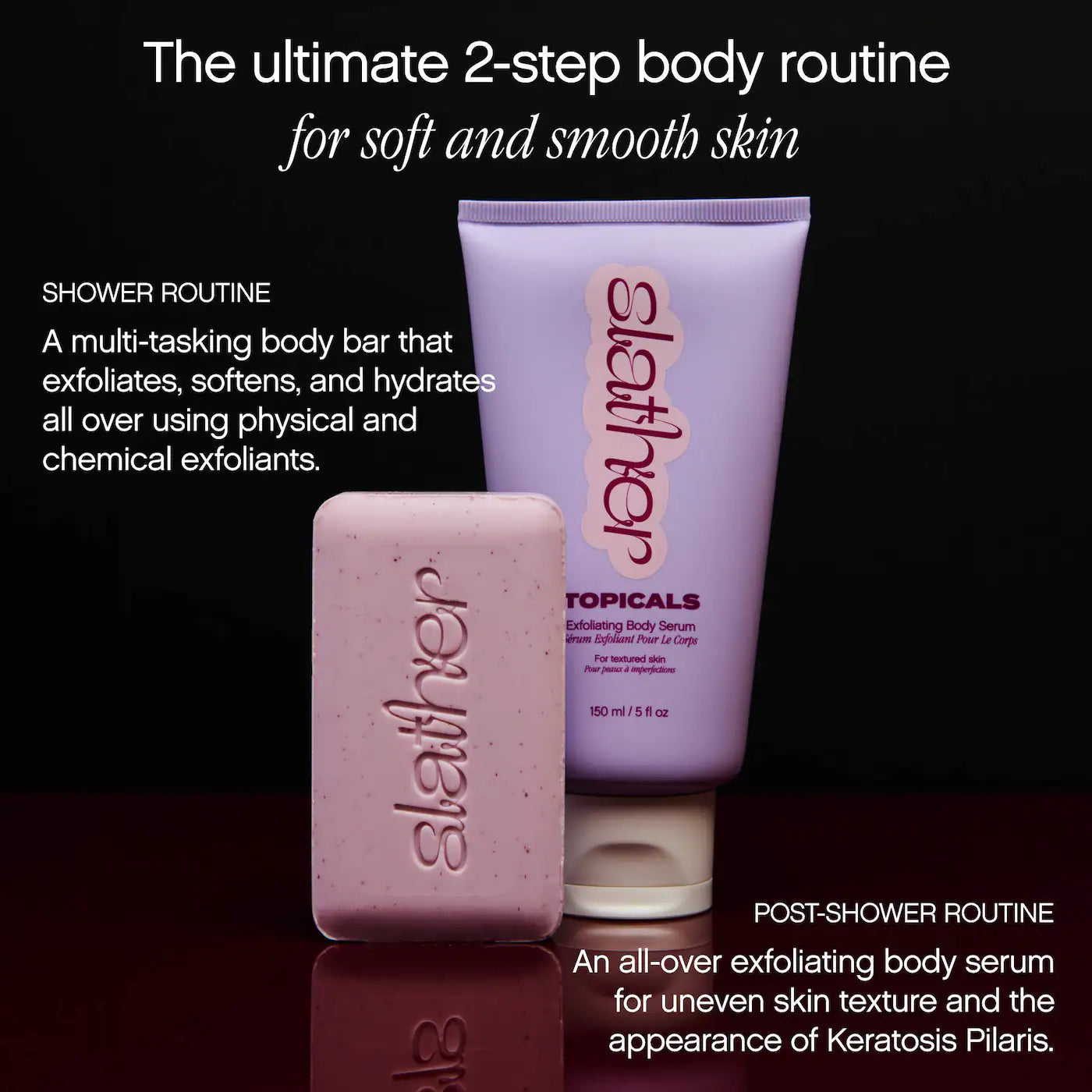 Slather Exfoliating & Smoothing Bar - For Soft Skin
