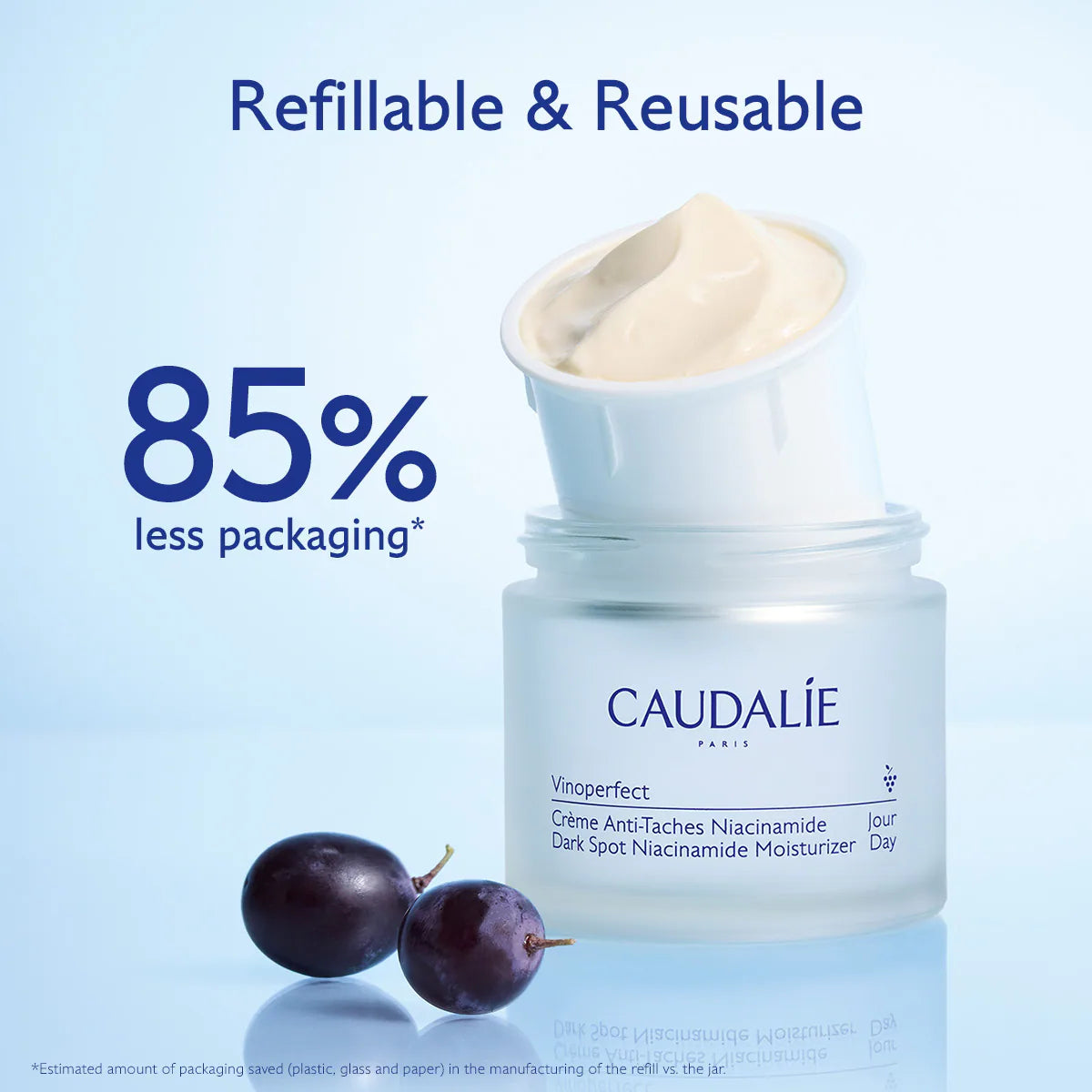 Vinoperfect Brightening Refillable Moisturizer with Niacinamide
