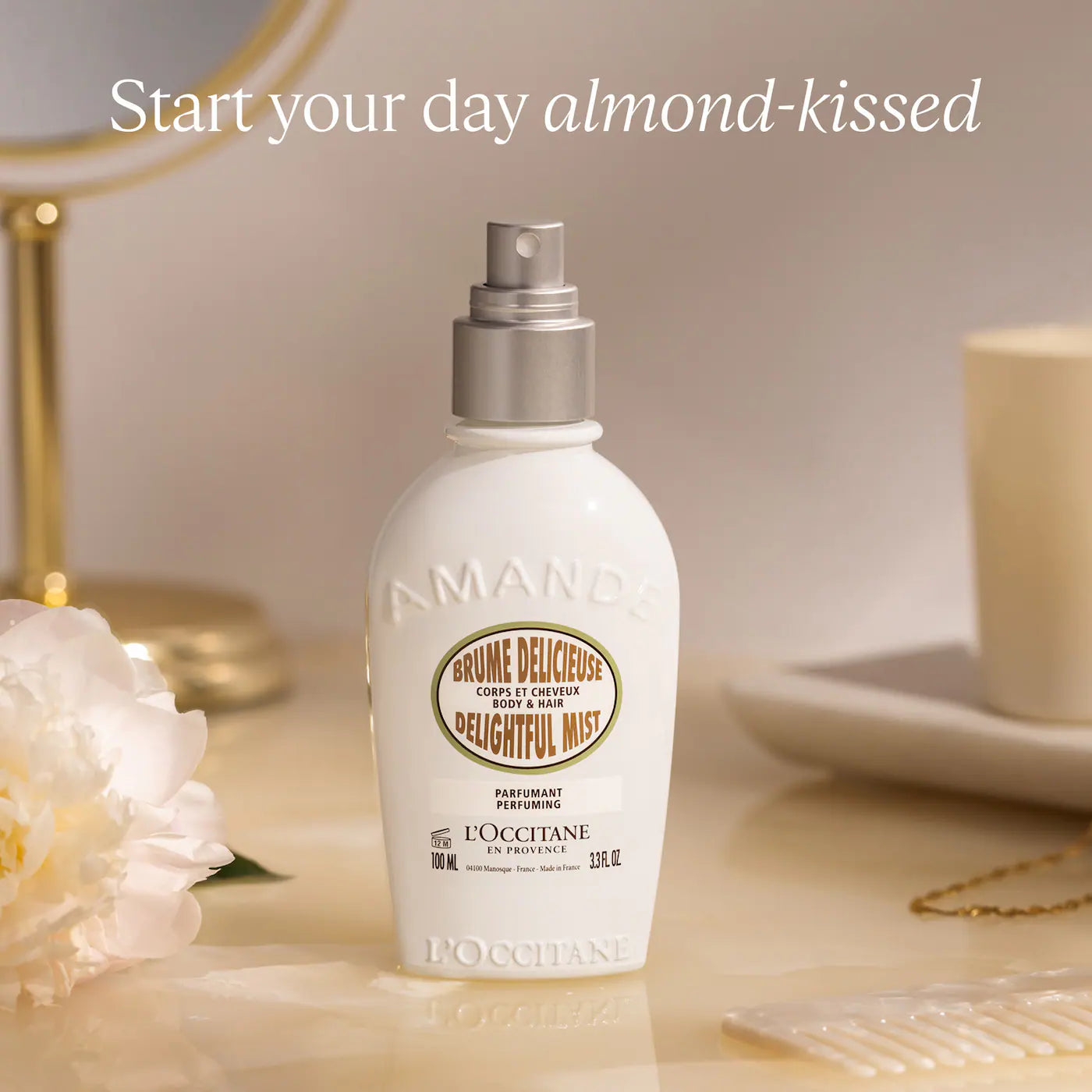 Almond Hair & Body Fragrance Mist