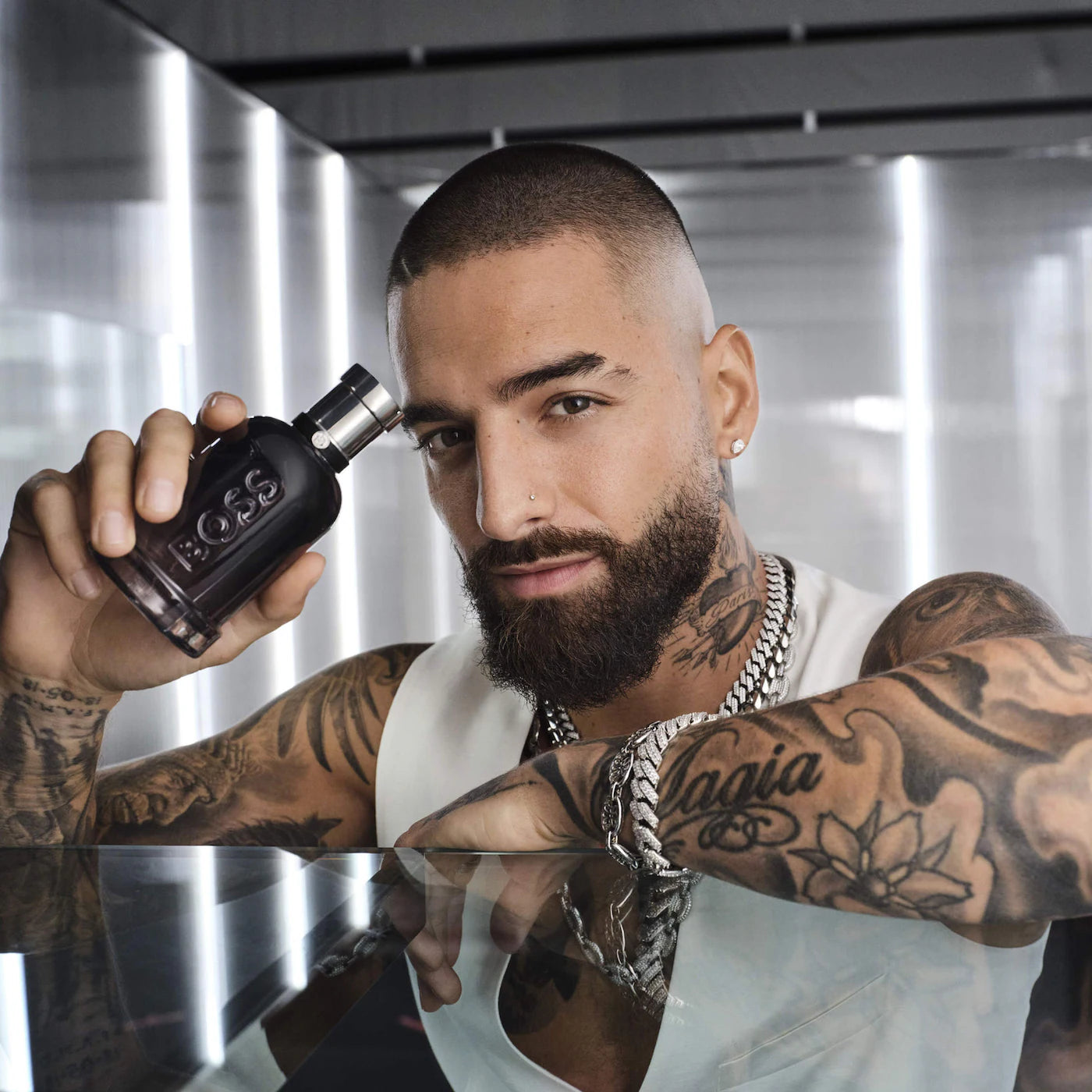 Boss Bottled Beyond Eau de Parfum with Ginger and Leather